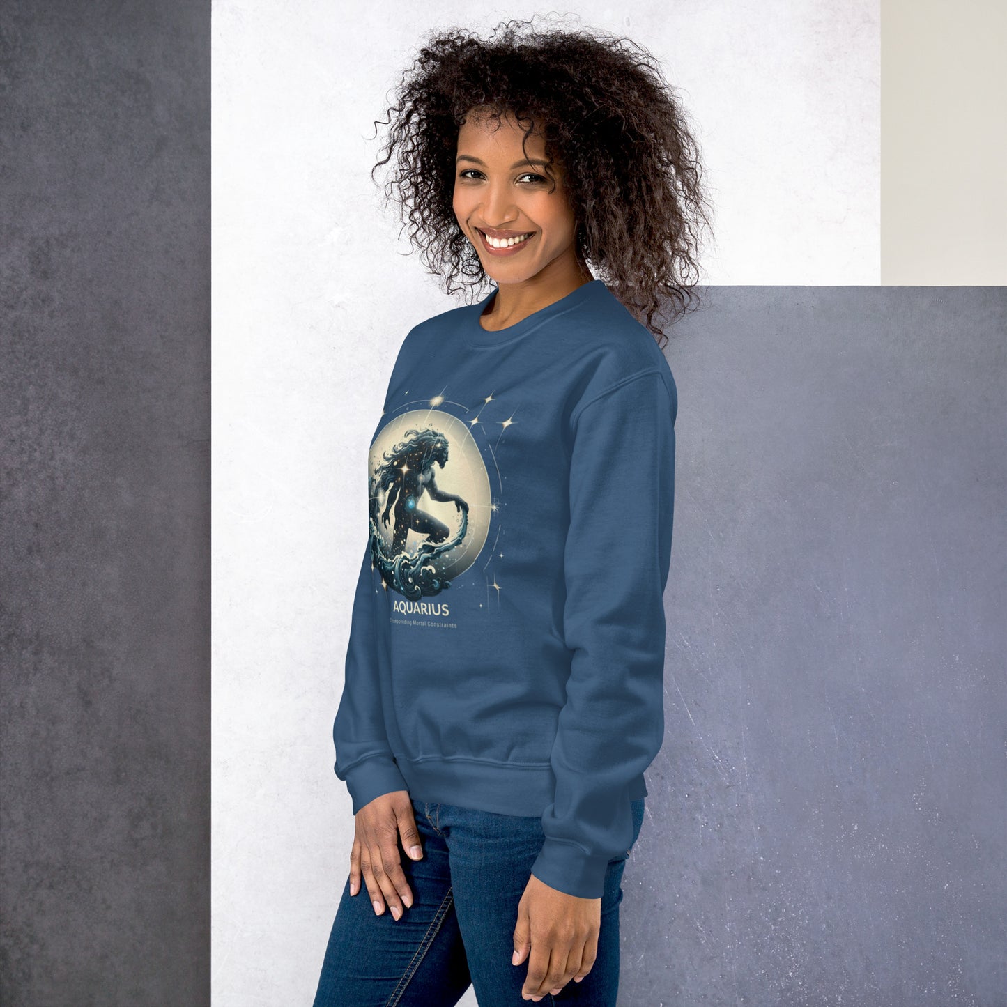 Aquarius Lunar Breeze Unisex Sweatshirt