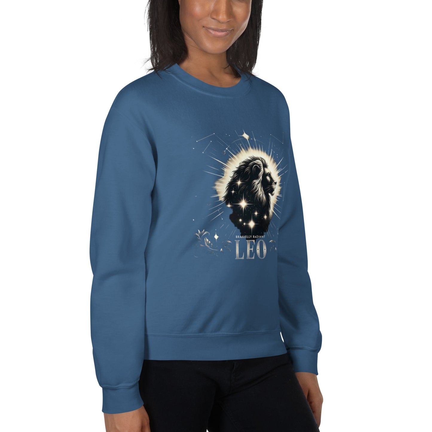 Leo Radiant Regal Unisex Sweatshirt