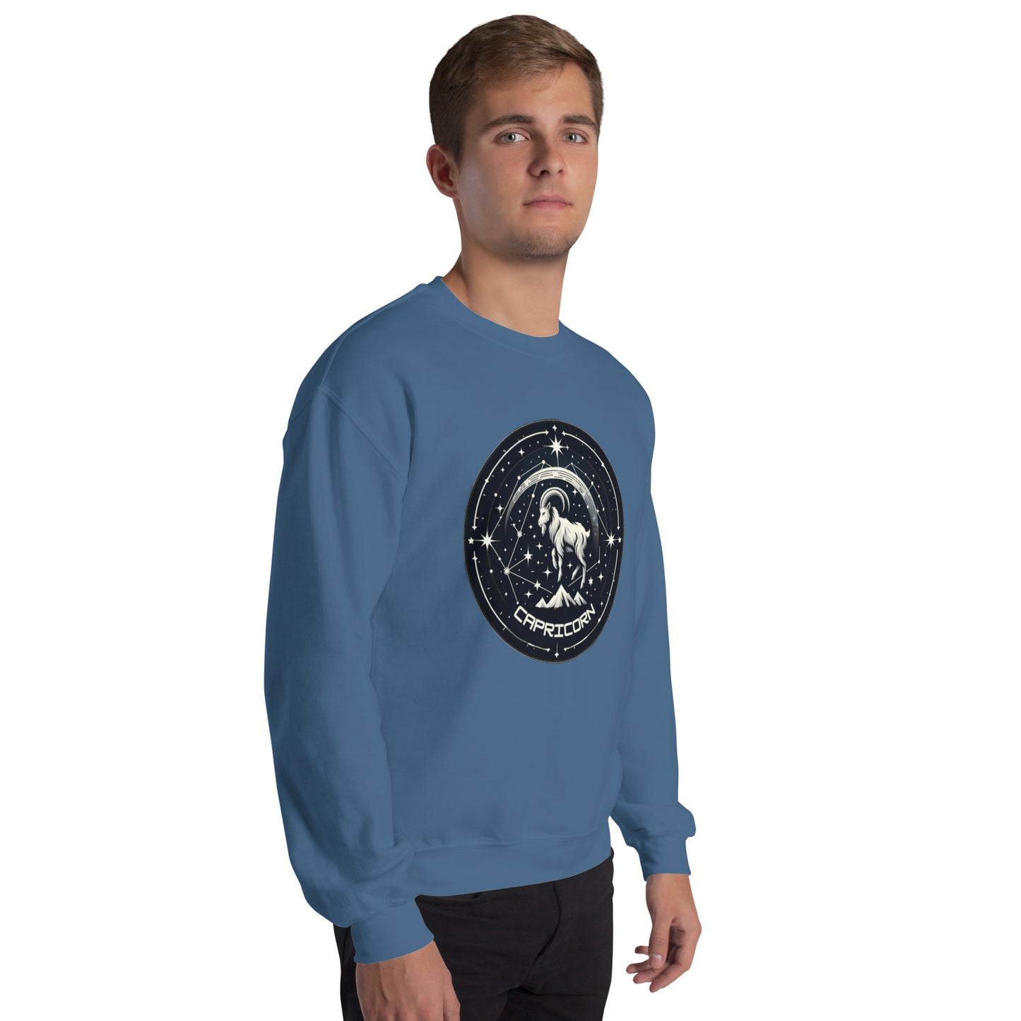 Capricorn Zodiac Wheel Unisex Sweatshirt