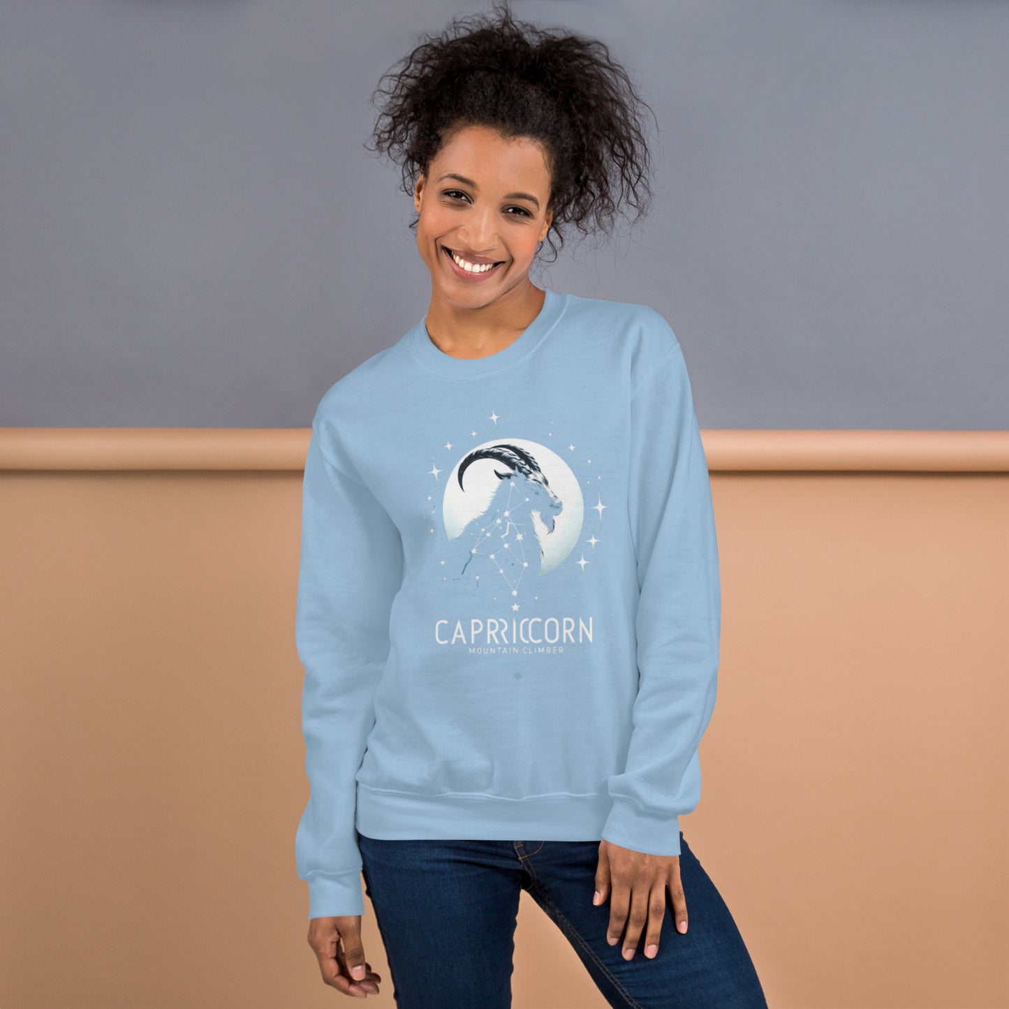 Capricorn Moonlit Ascent Unisex Sweatshirt