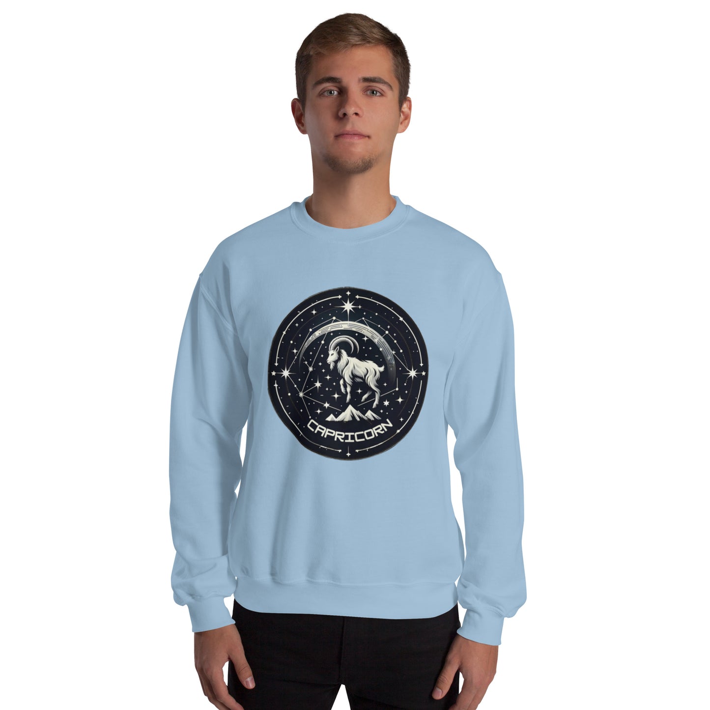 Capricorn Zodiac Wheel Unisex Sweatshirt