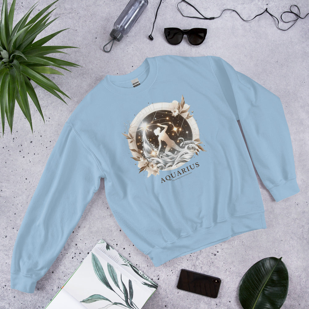 Aquarius Water Bearer Unisex Sweatshirt