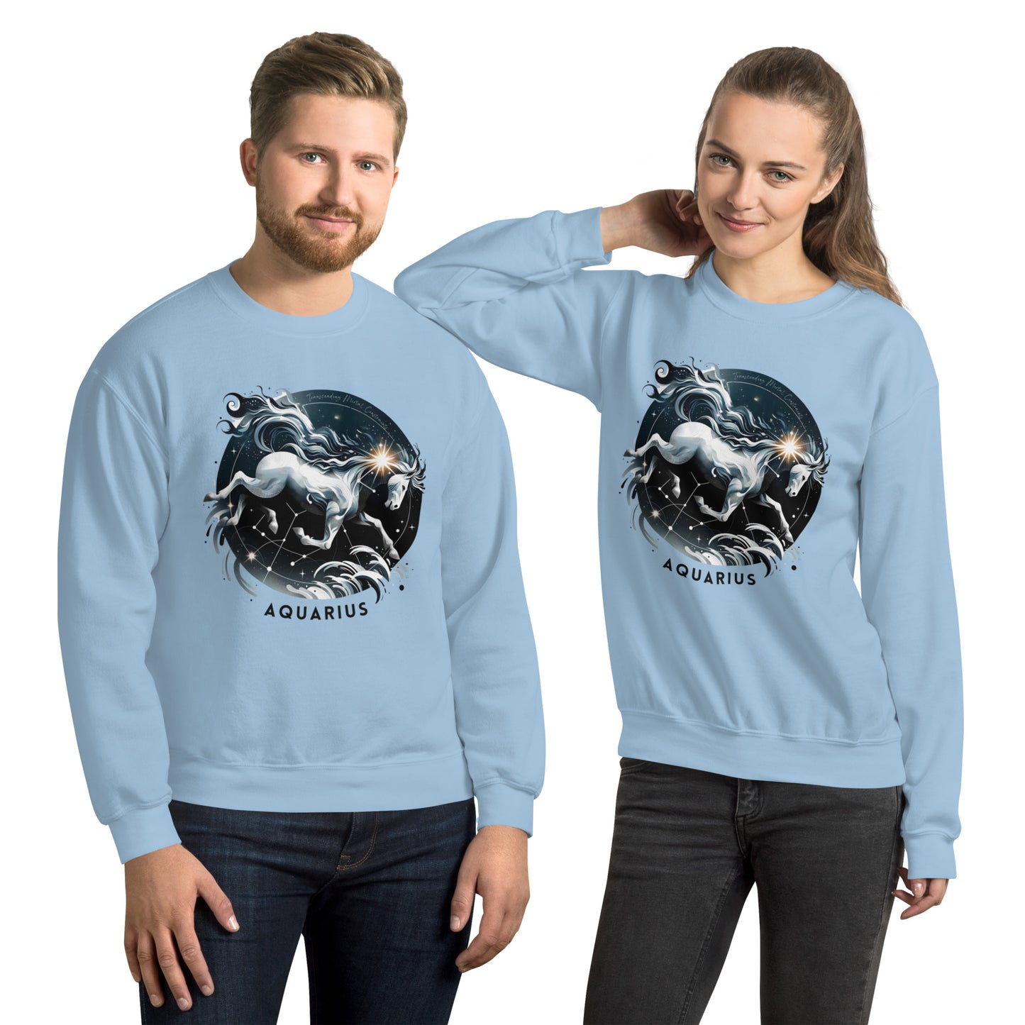 Aquarius Ethereal Flow Unisex Sweatshirt