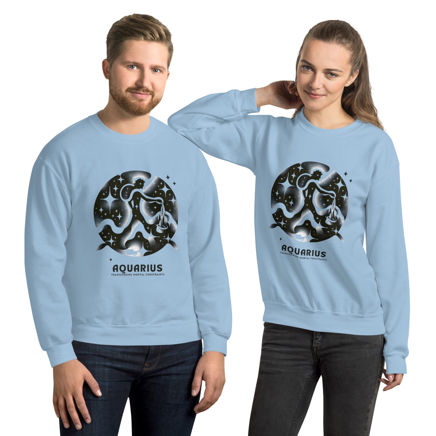 Aquarius Lunar Breeze Unisex Sweatshirt