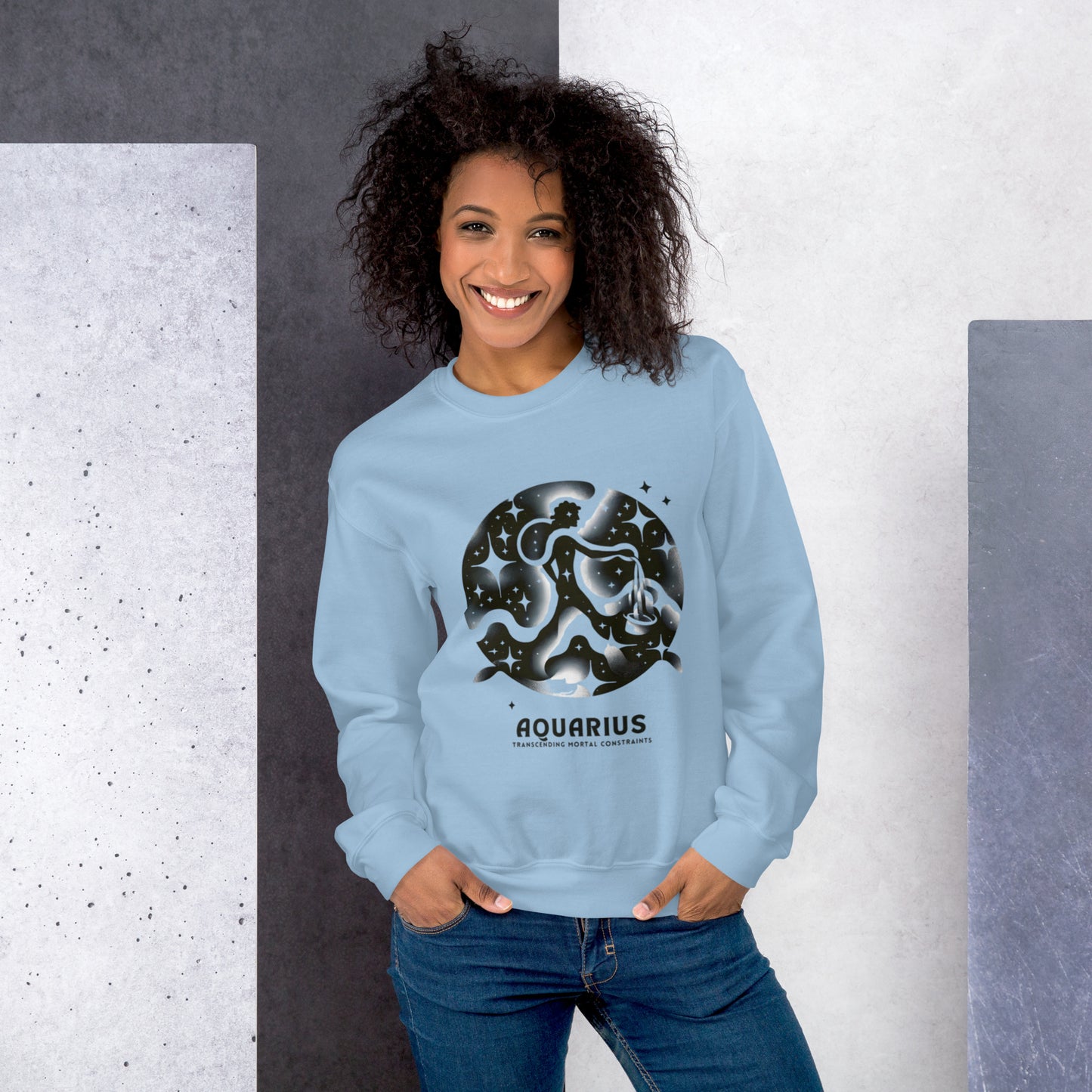 Aquarius Lunar Breeze Unisex Sweatshirt