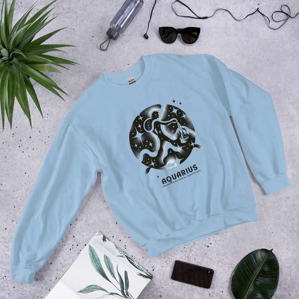 Aquarius Lunar Breeze Unisex Sweatshirt