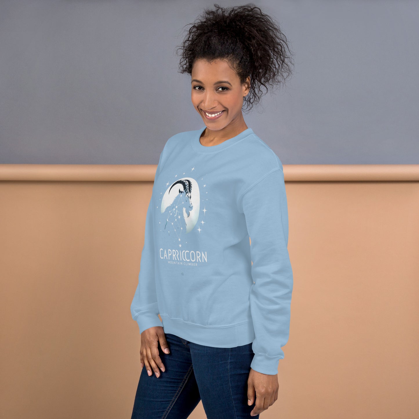 Capricorn Moonlit Ascent Unisex Sweatshirt