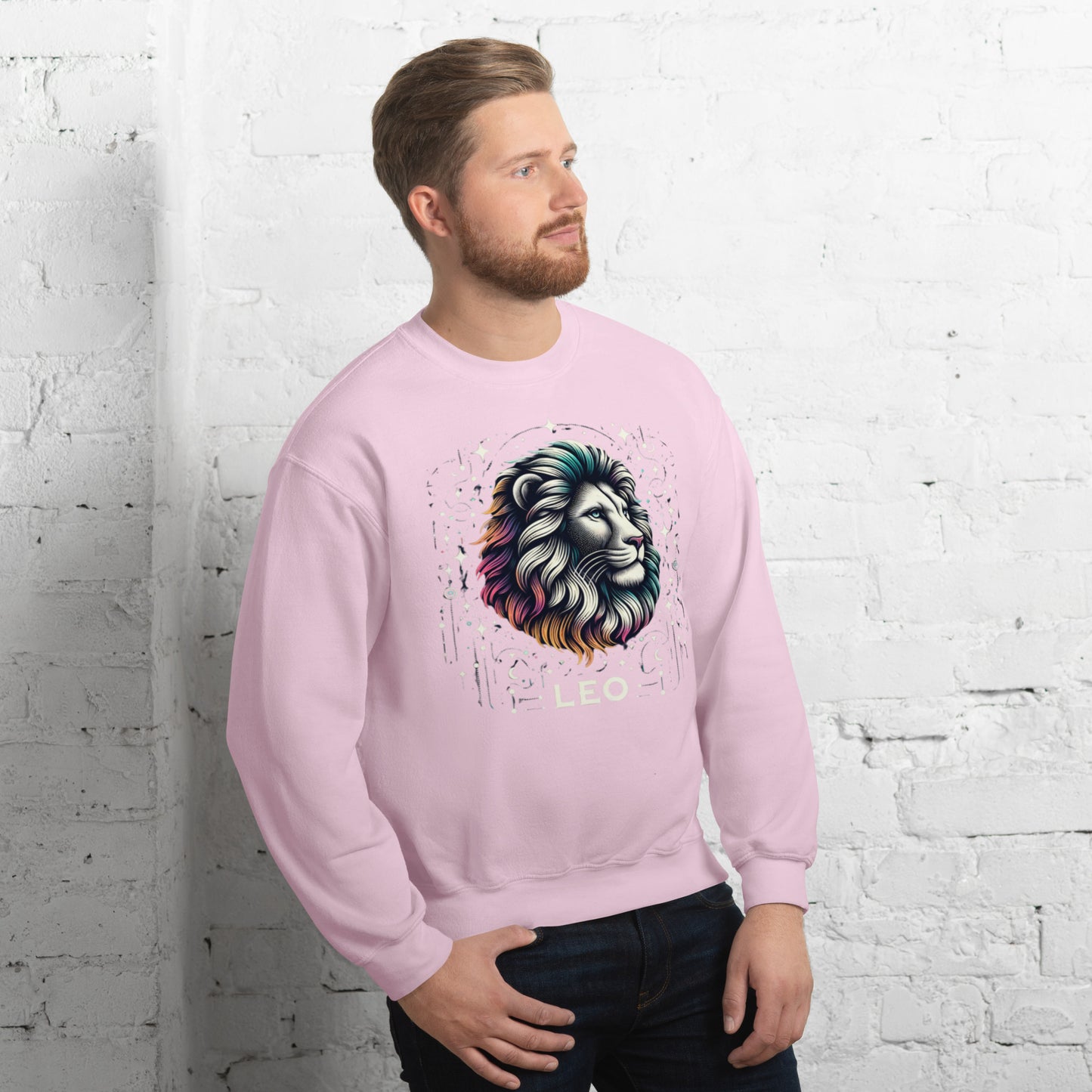 Leo Cosmic Mane Unisex Sweatshirt