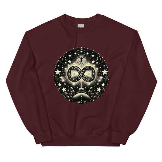 Gemini Celestial Infinite Unisex Sweatshirt