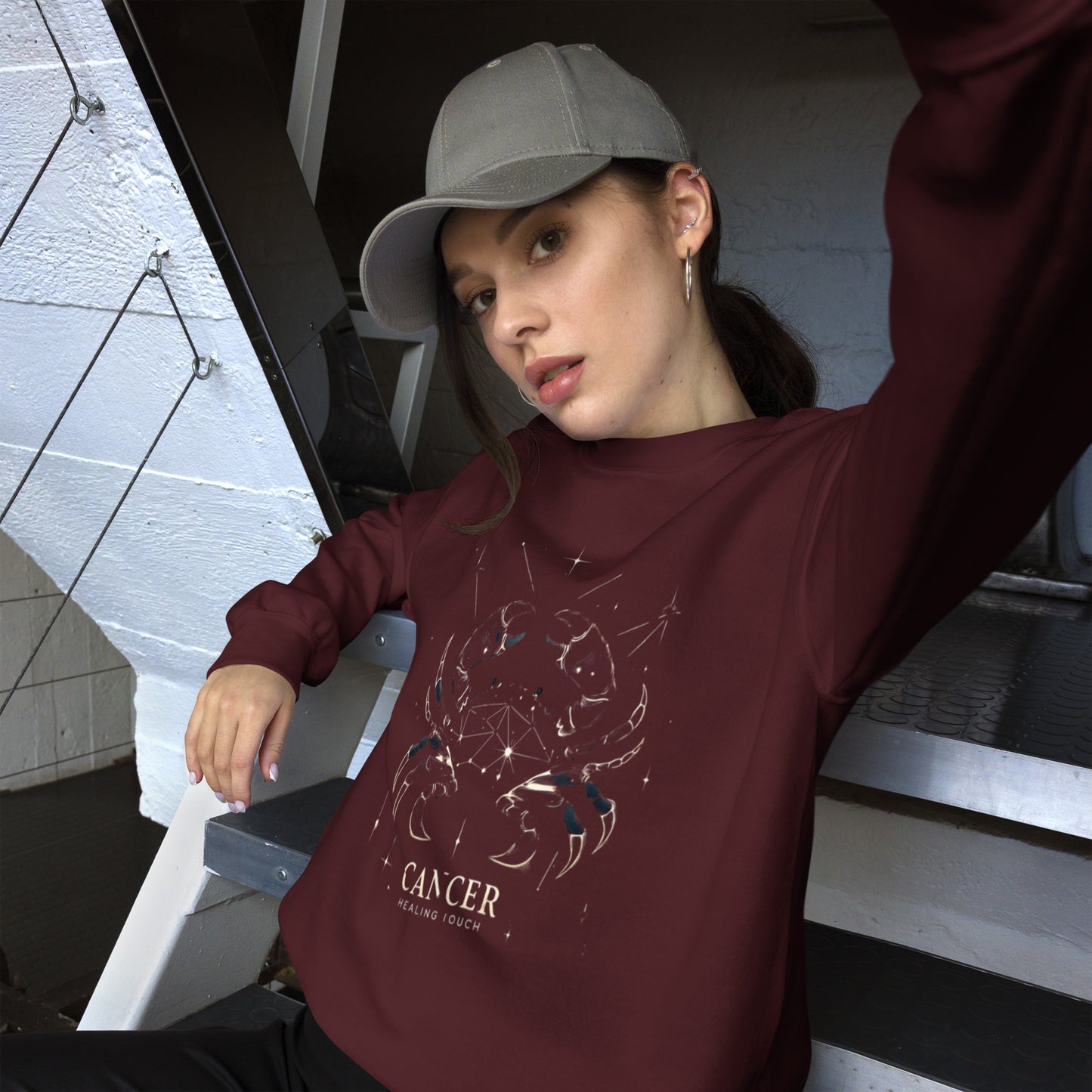 Cancer Guardian Moon Unisex Sweatshirt