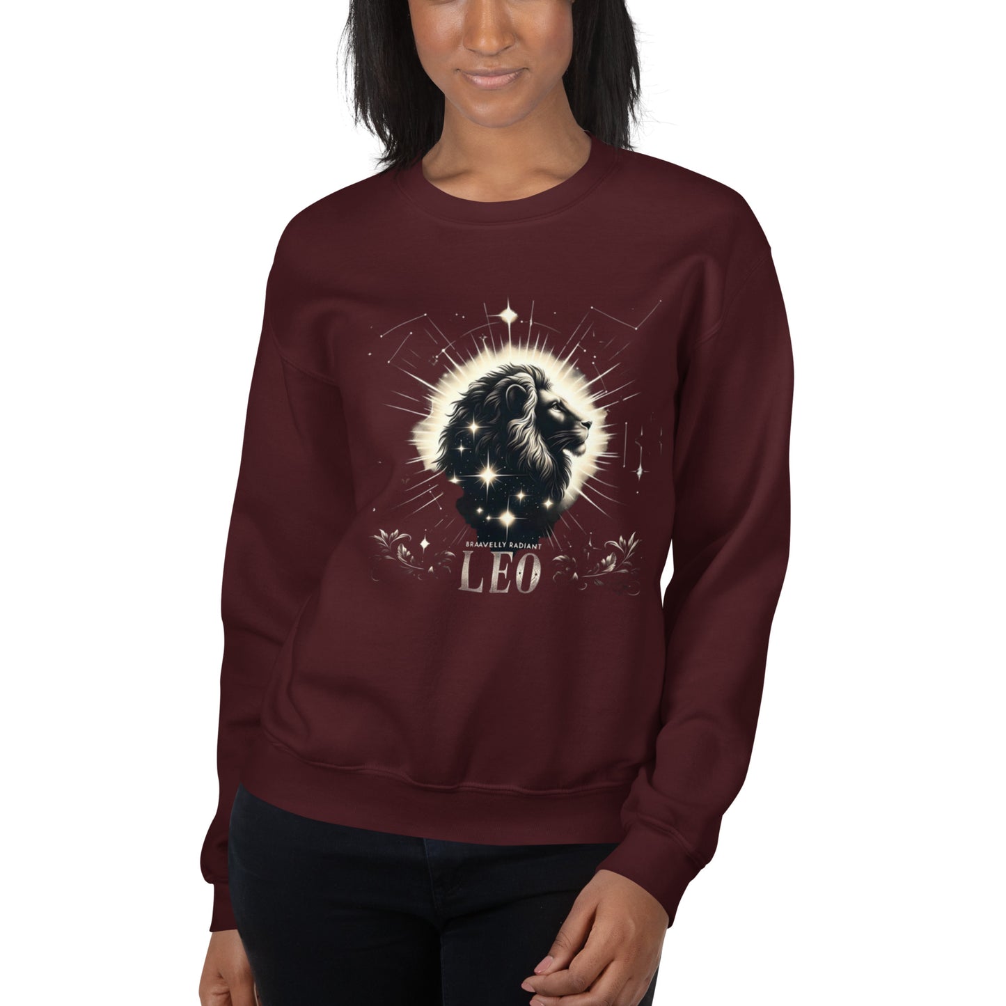 Leo Radiant Regal Unisex Sweatshirt