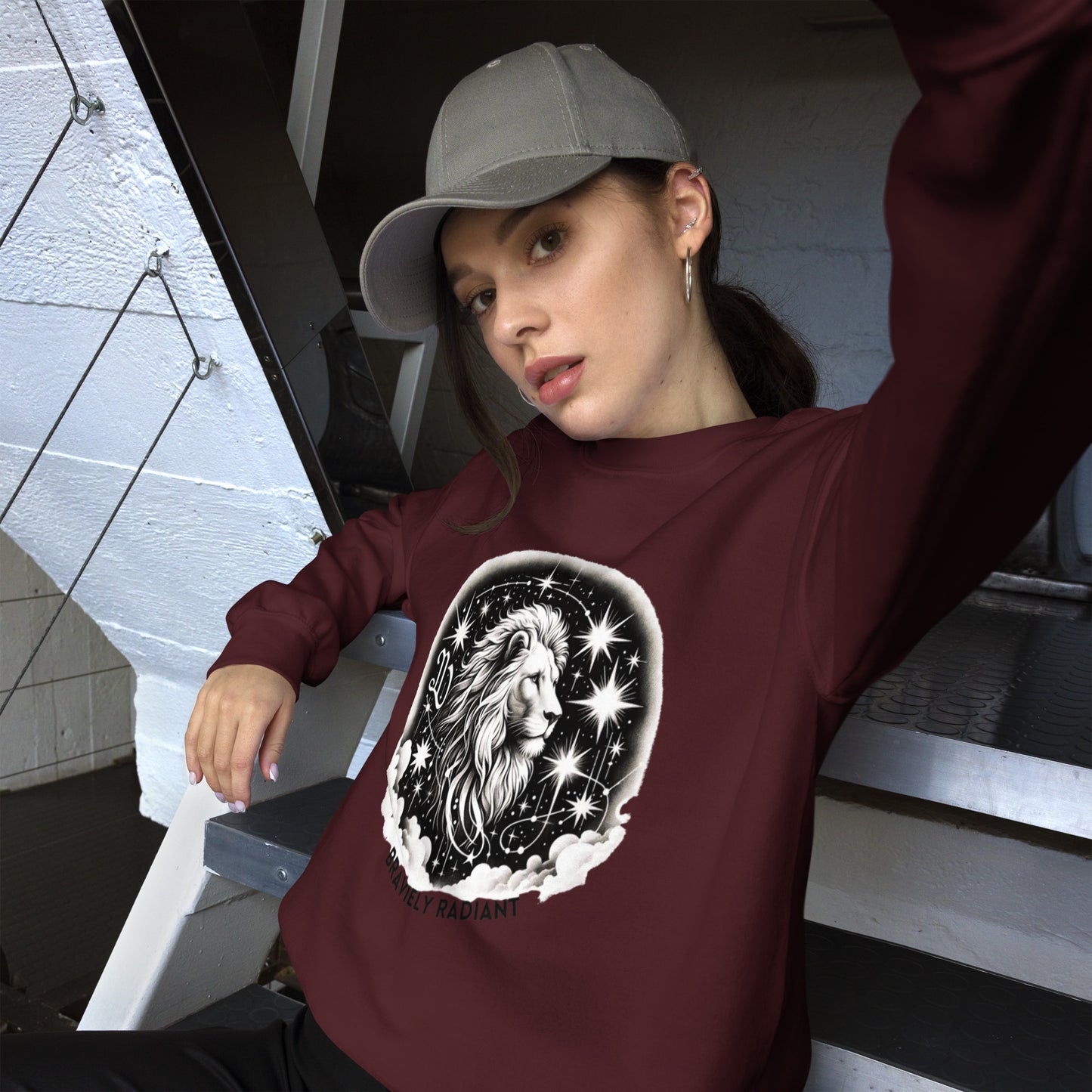 Leo Stellar Majesty Unisex Sweatshirt