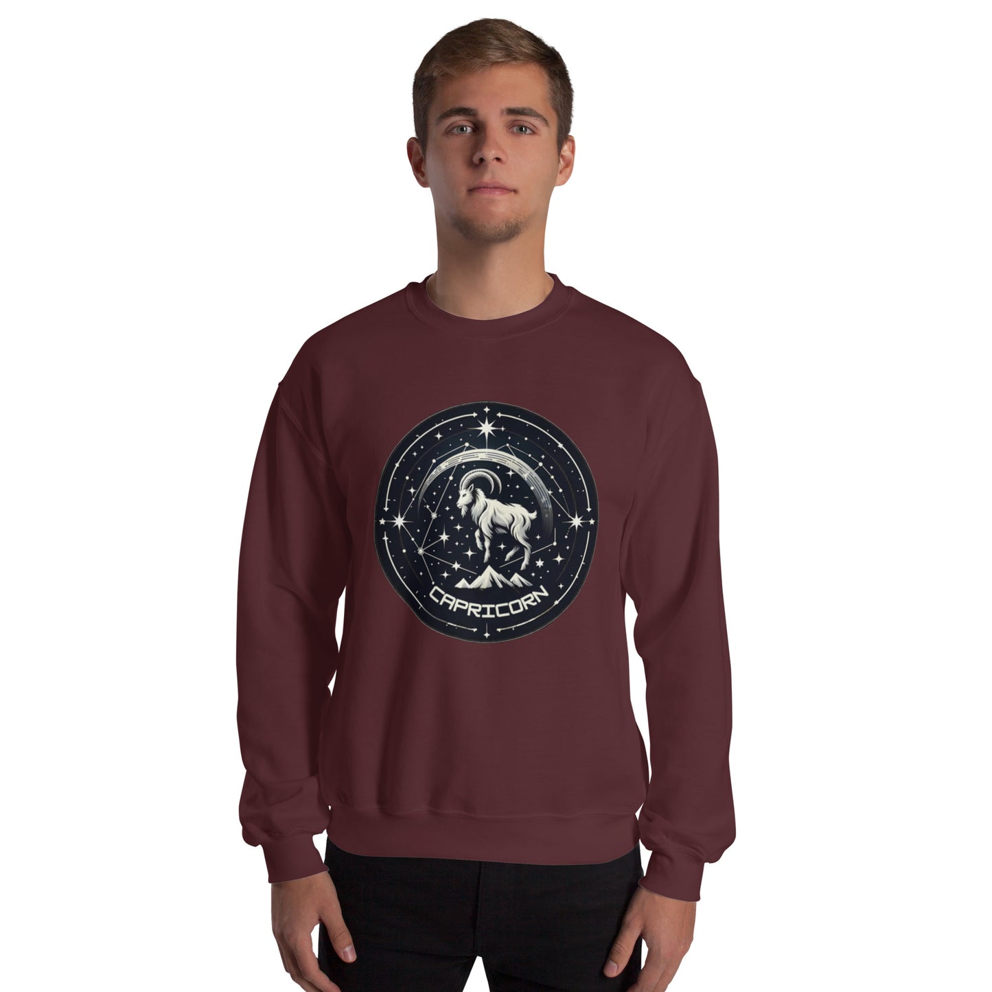 Capricorn Zodiac Wheel Unisex Sweatshirt