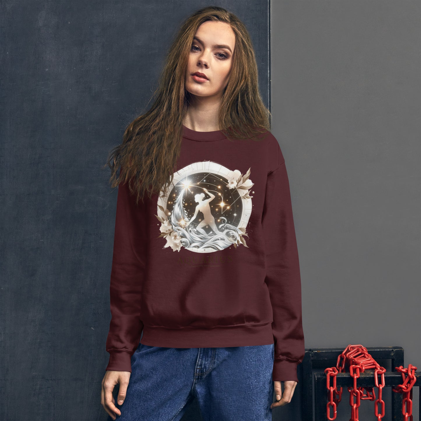 Aquarius Water Bearer Unisex Sweatshirt