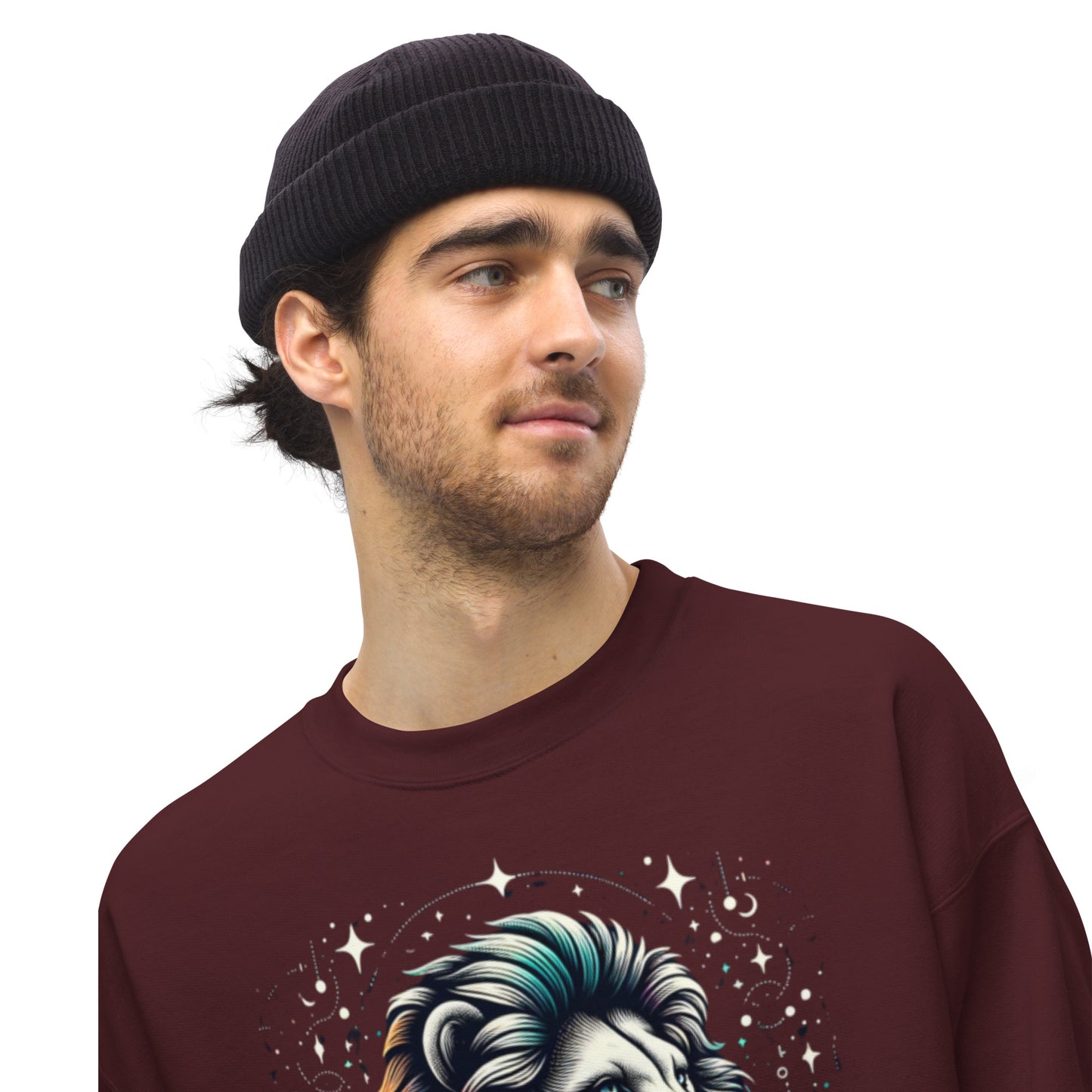 Leo Cosmic Mane Unisex Sweatshirt