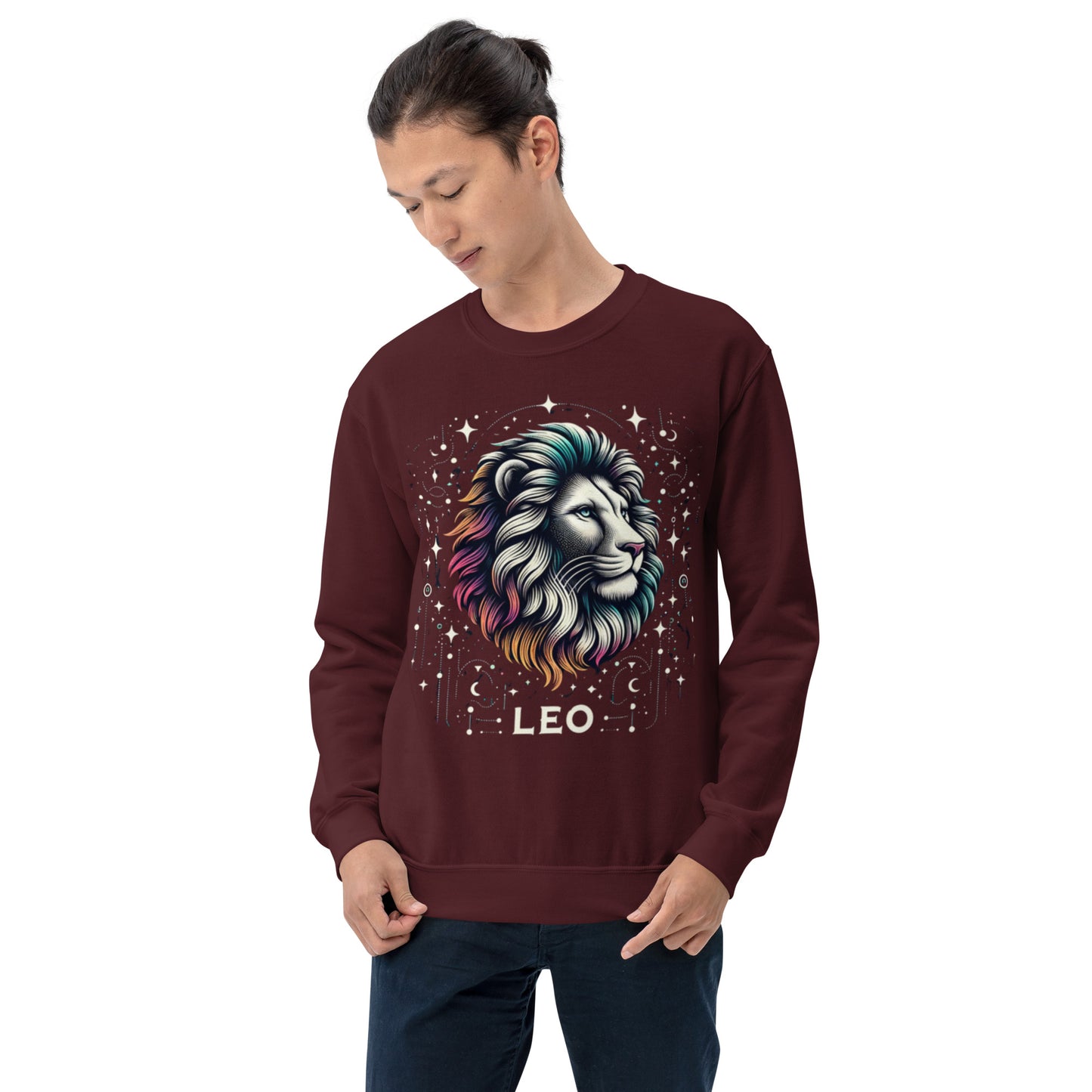 Leo Cosmic Mane Unisex Sweatshirt