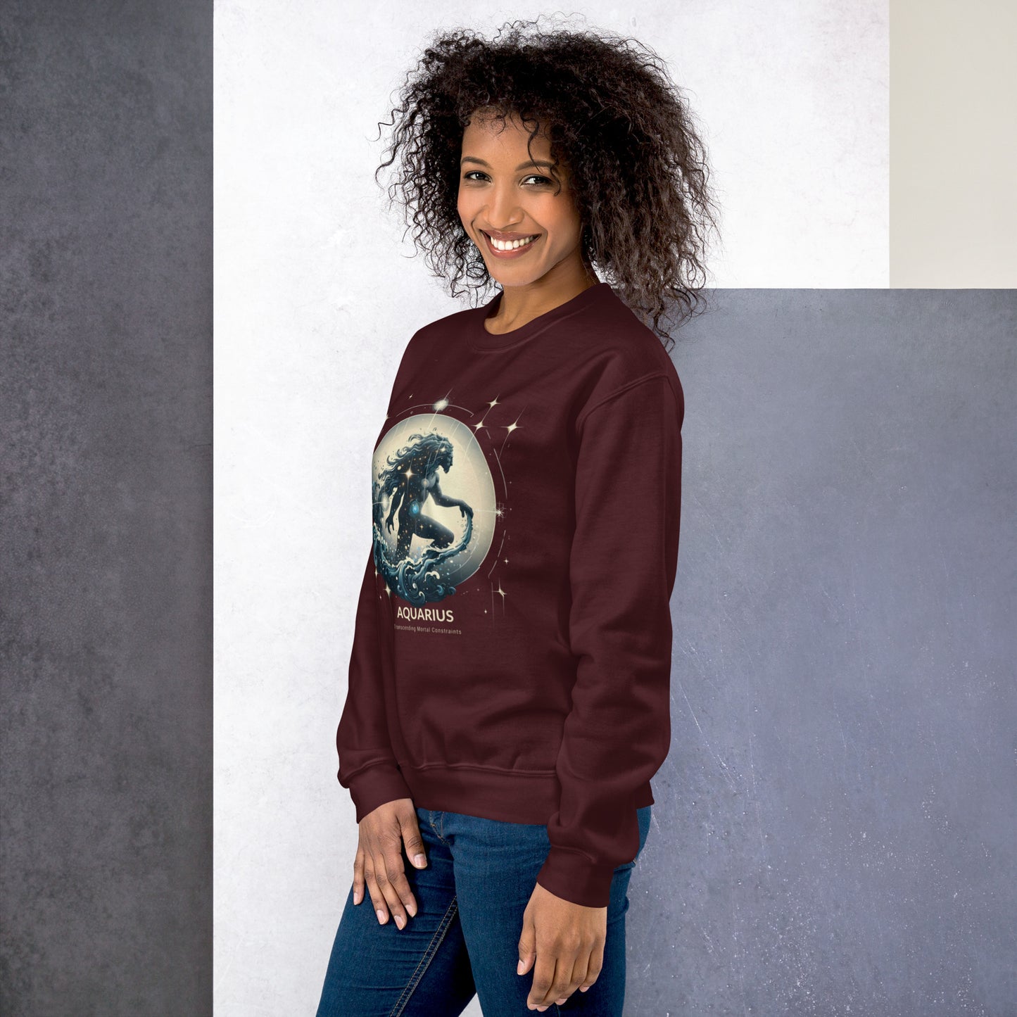 Aquarius Lunar Breeze Unisex Sweatshirt