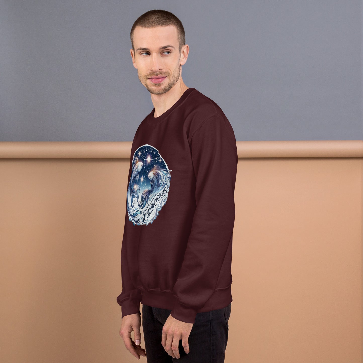 Pisces Celestial Harmony Unisex Sweatshirt