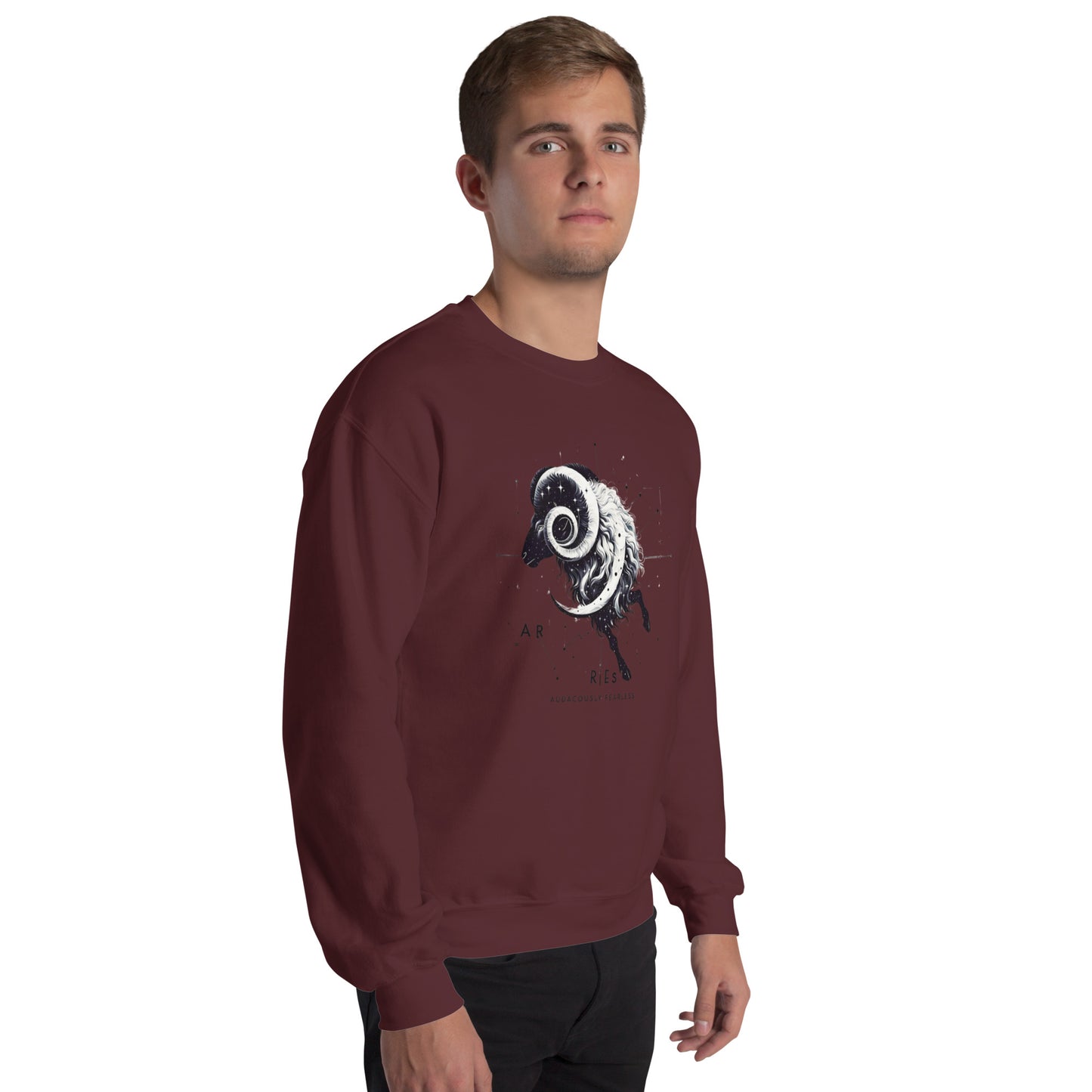 Aries Spiral Galaxy Unisex Sweatshirt