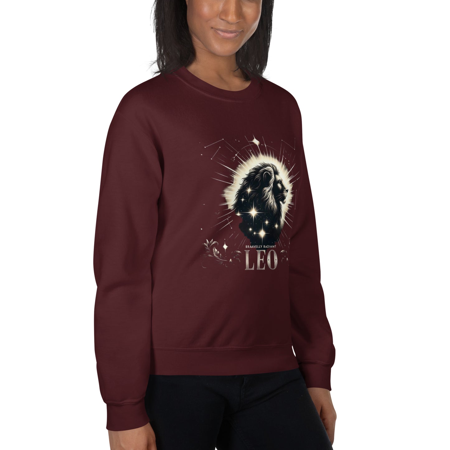 Leo Radiant Regal Unisex Sweatshirt