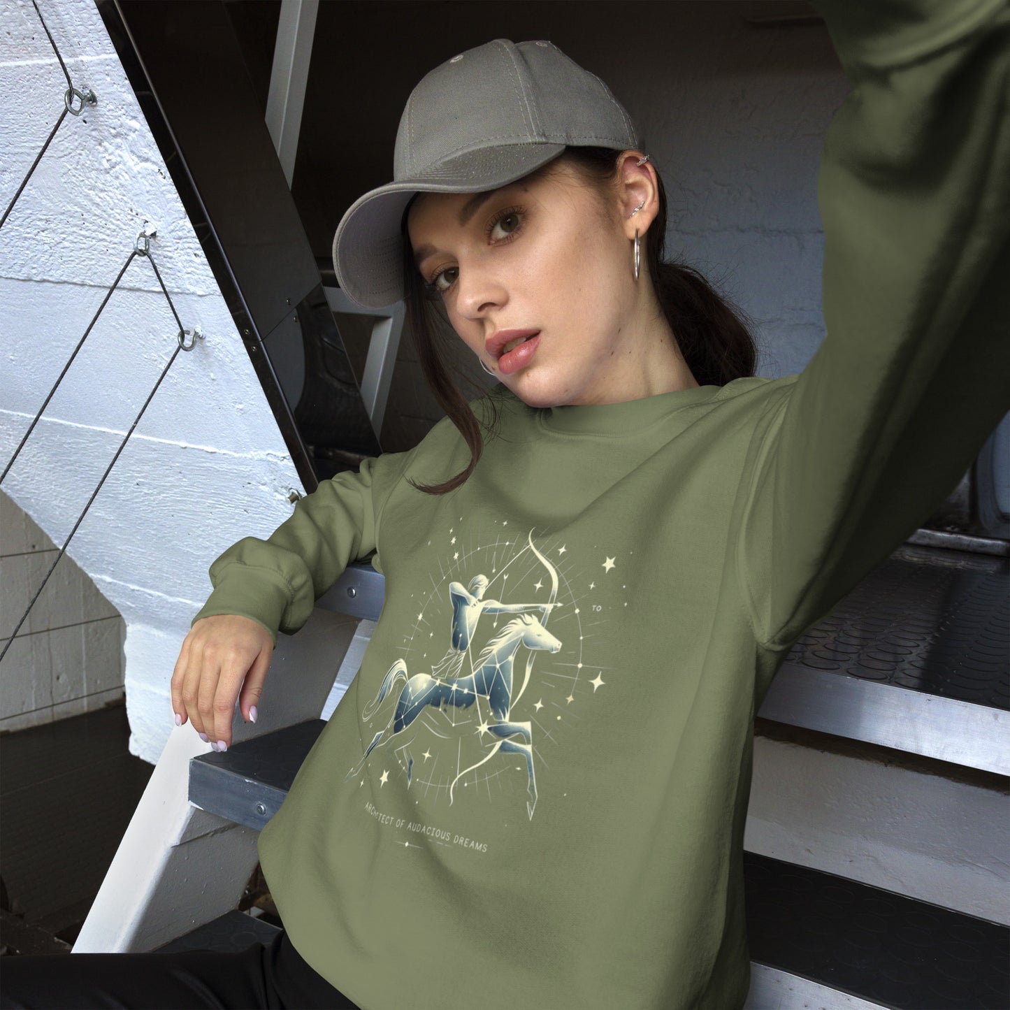 Sagittarius Celestial Archer Unisex Sweatshirt