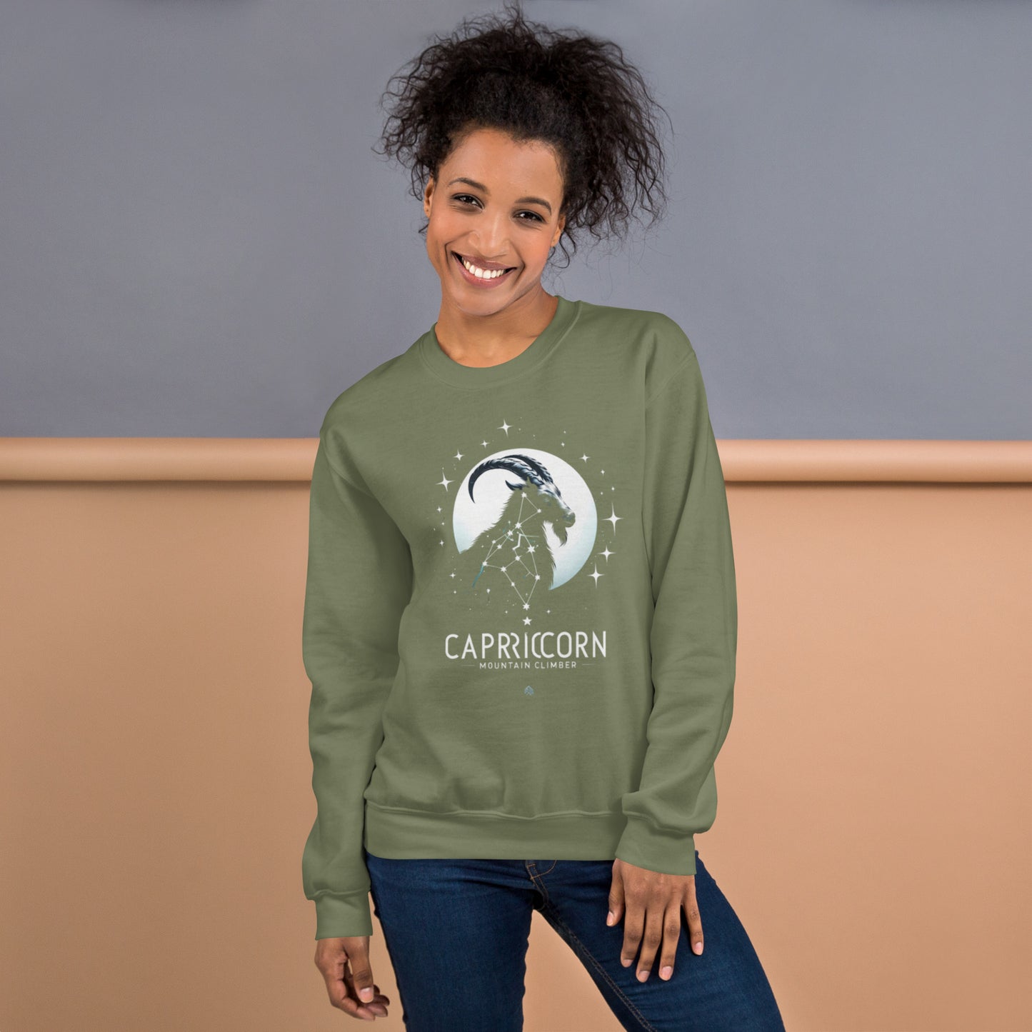 Capricorn Moonlit Ascent Unisex Sweatshirt