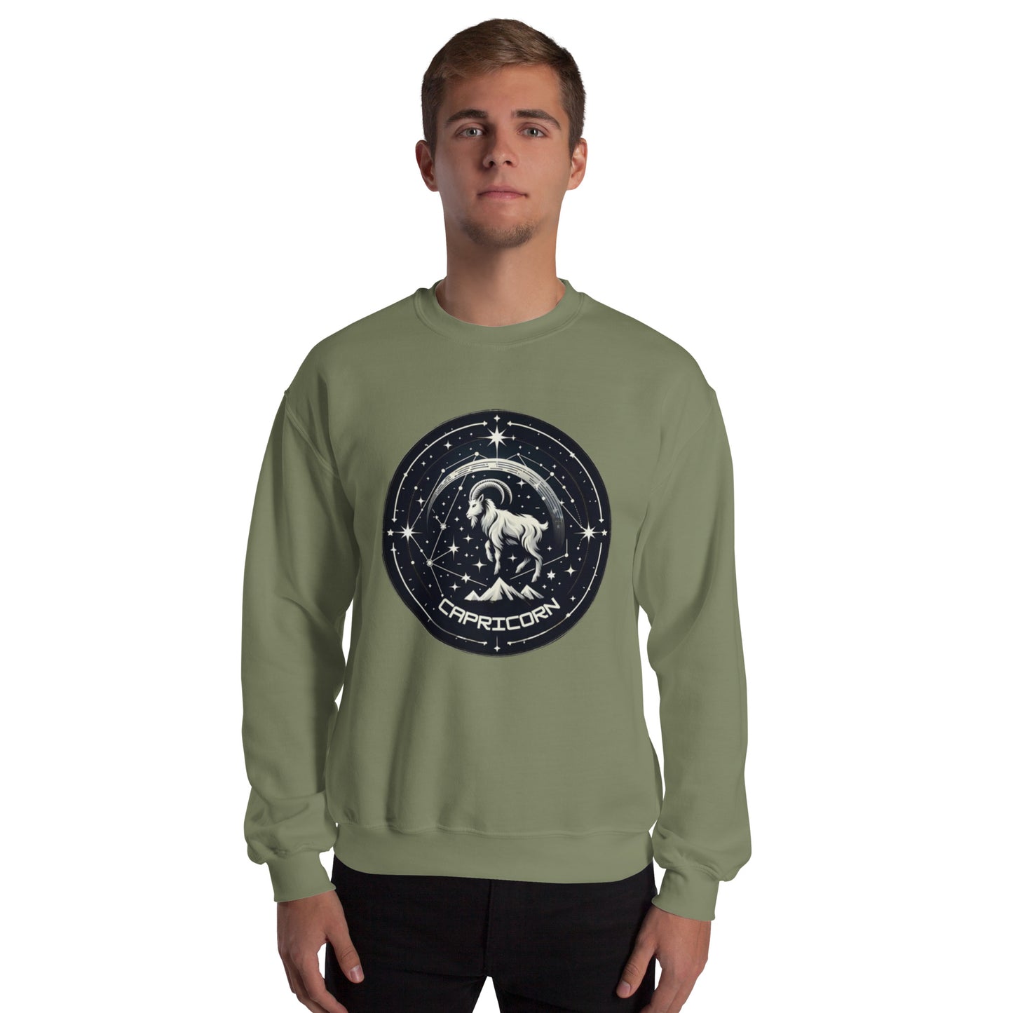 Capricorn Zodiac Wheel Unisex Sweatshirt