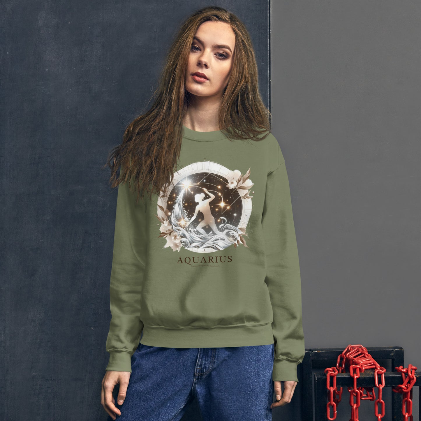 Aquarius Water Bearer Unisex Sweatshirt