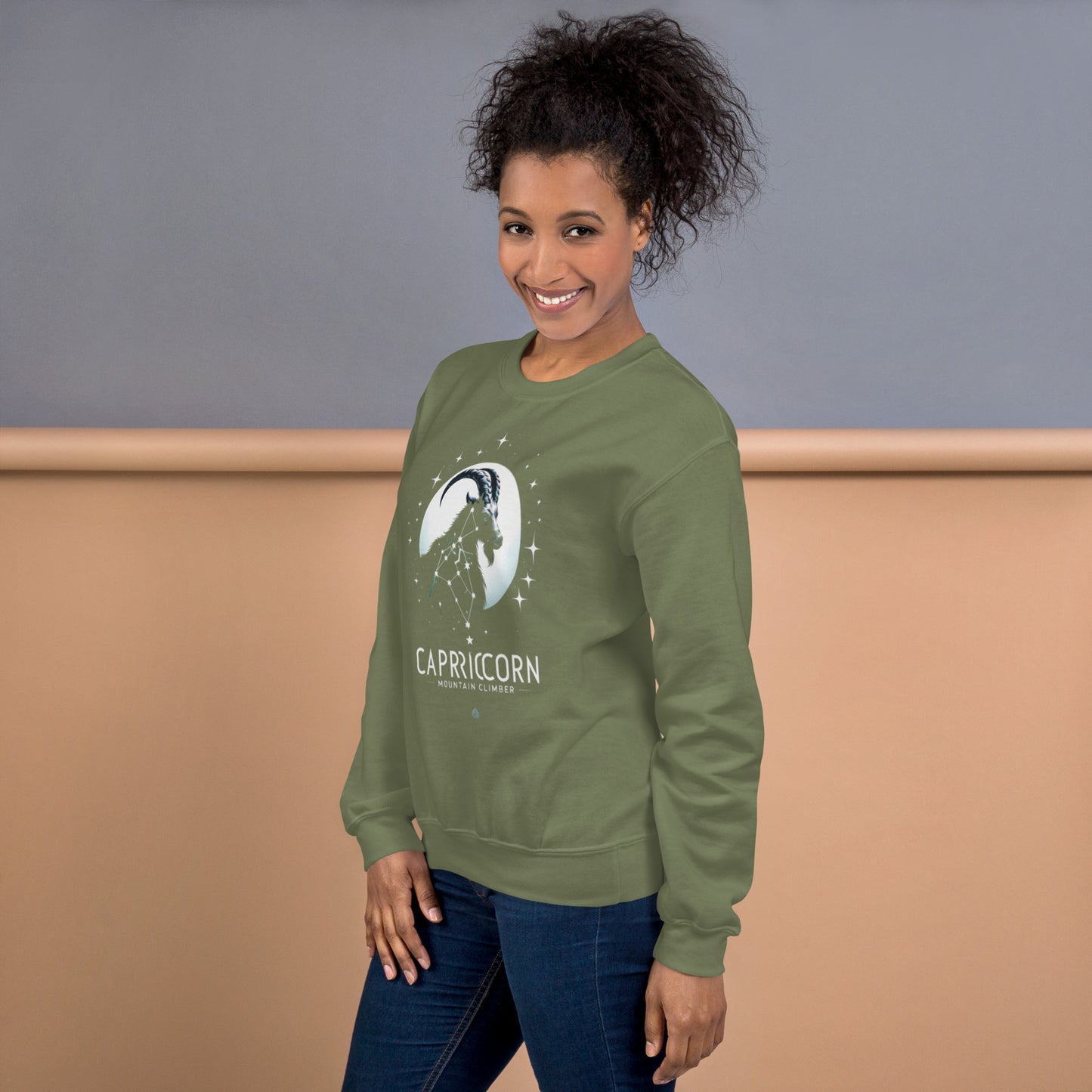 Capricorn Moonlit Ascent Unisex Sweatshirt