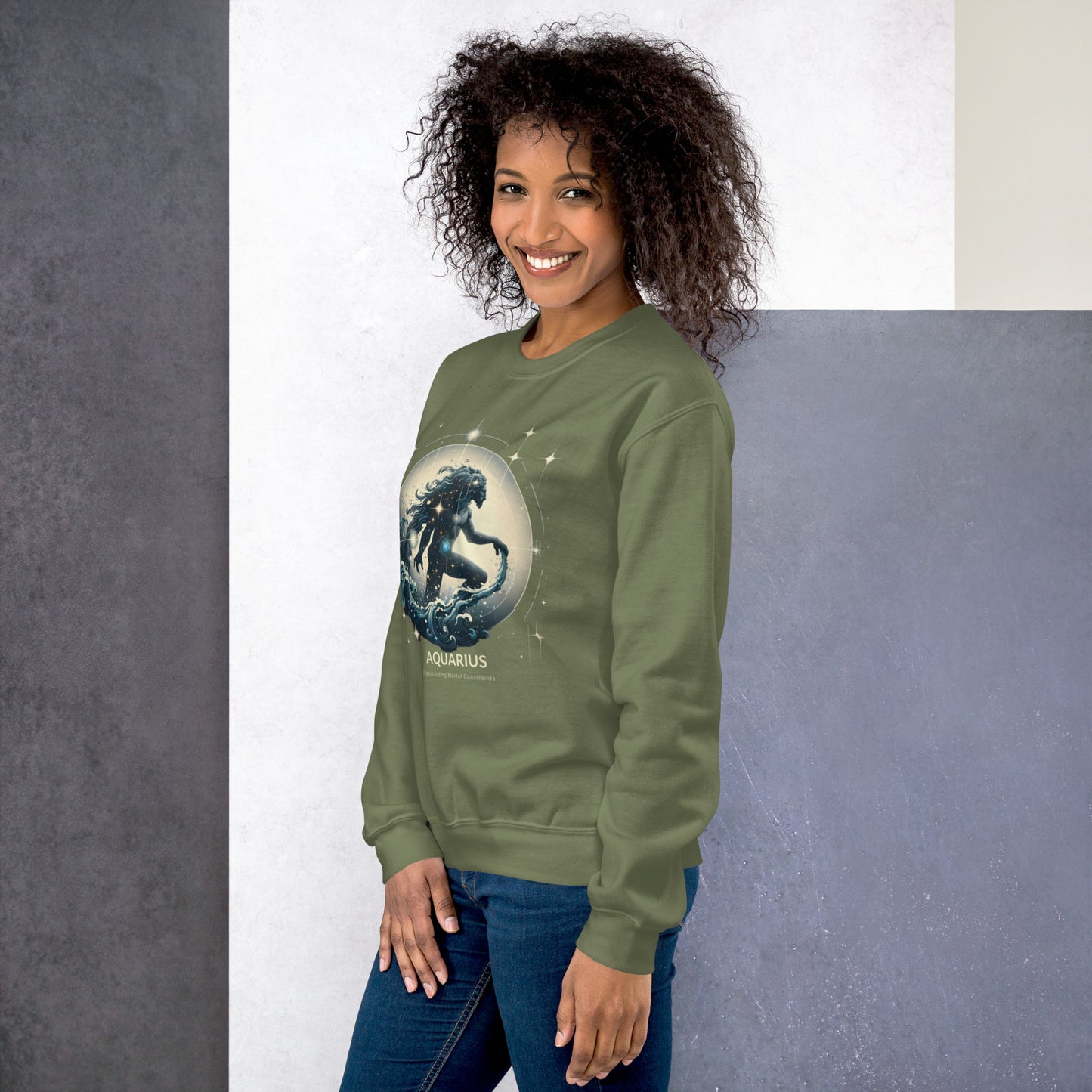 Aquarius Lunar Breeze Unisex Sweatshirt