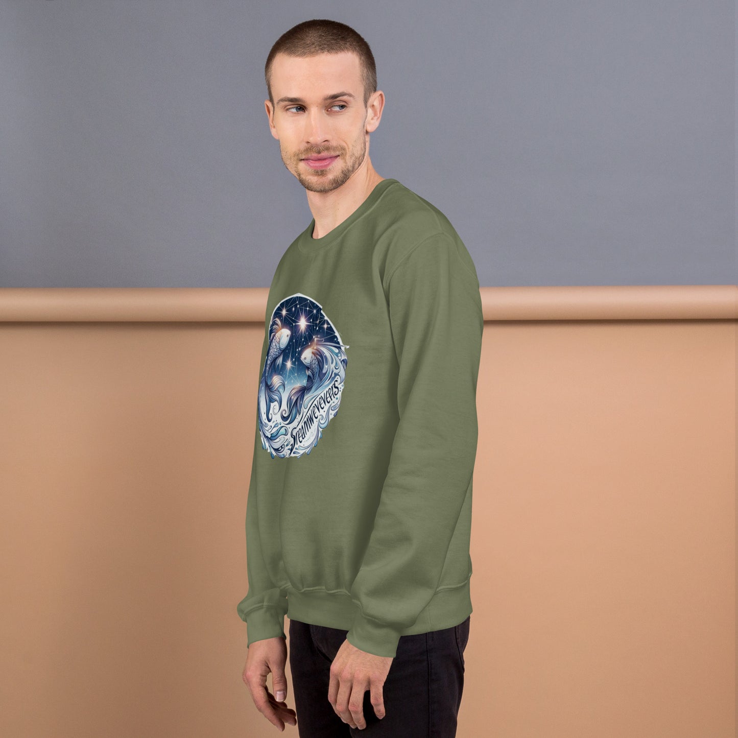 Pisces Celestial Harmony Unisex Sweatshirt