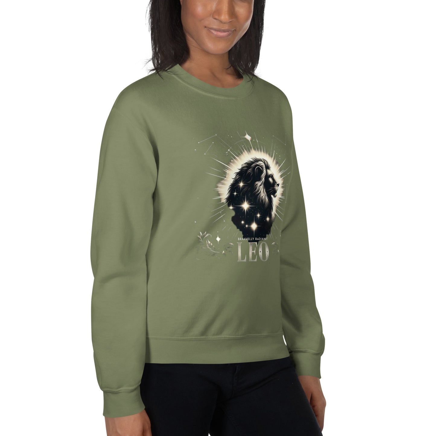 Leo Radiant Regal Unisex Sweatshirt