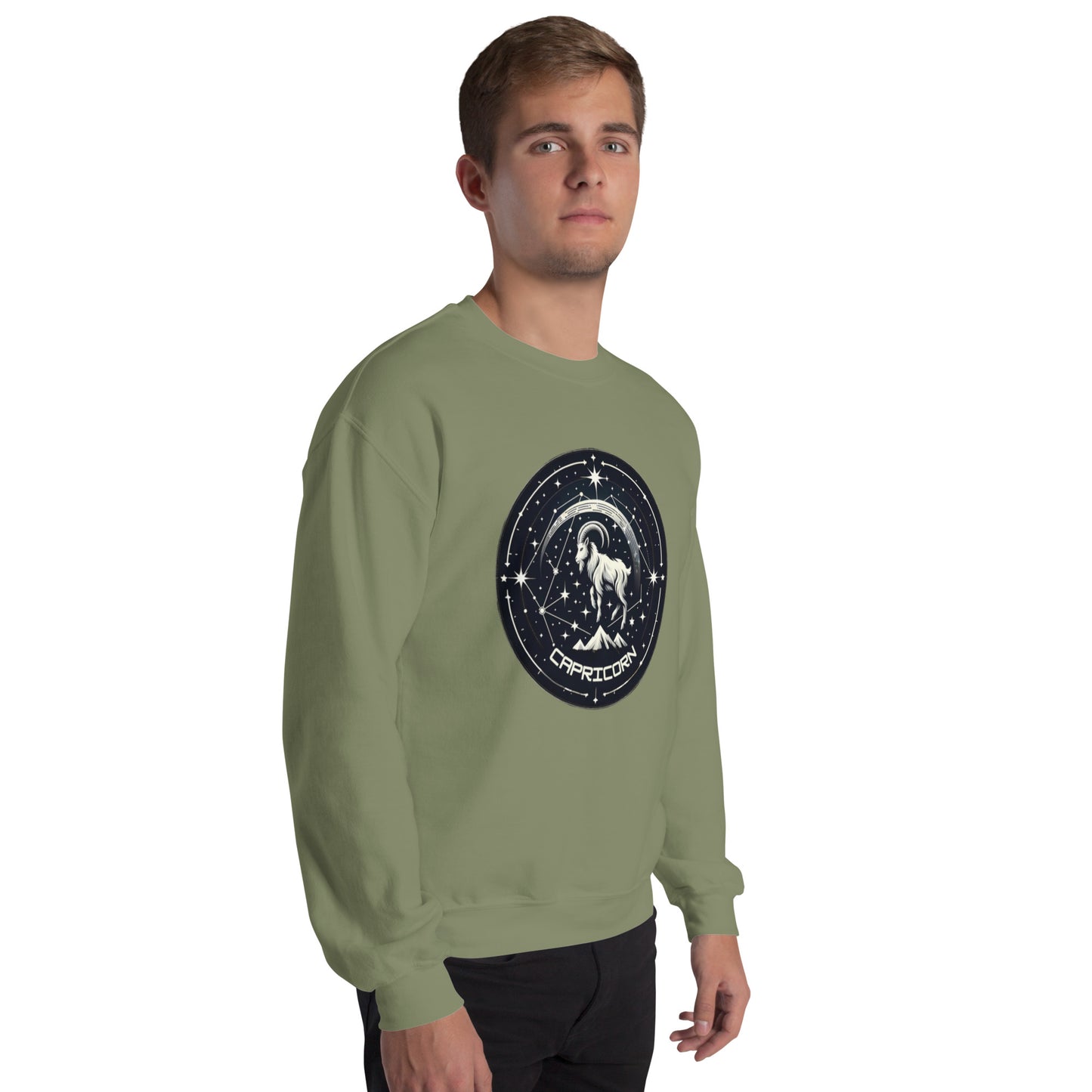 Capricorn Zodiac Wheel Unisex Sweatshirt