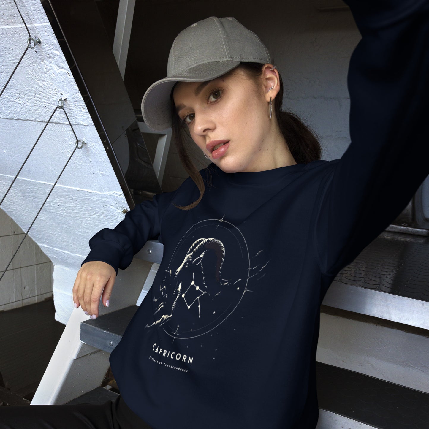 Capricorn Celestial Ambition Unisex Sweatshirt