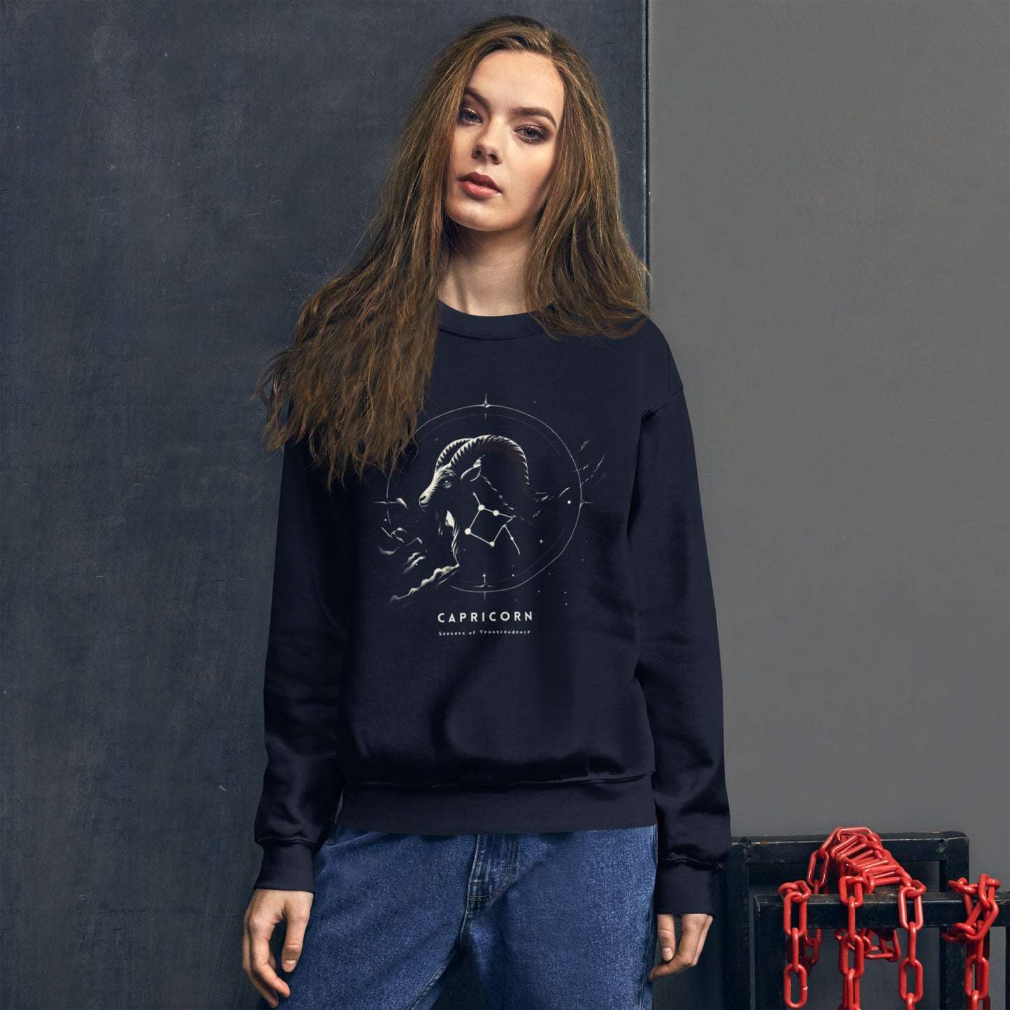 Capricorn Celestial Ambition Unisex Sweatshirt