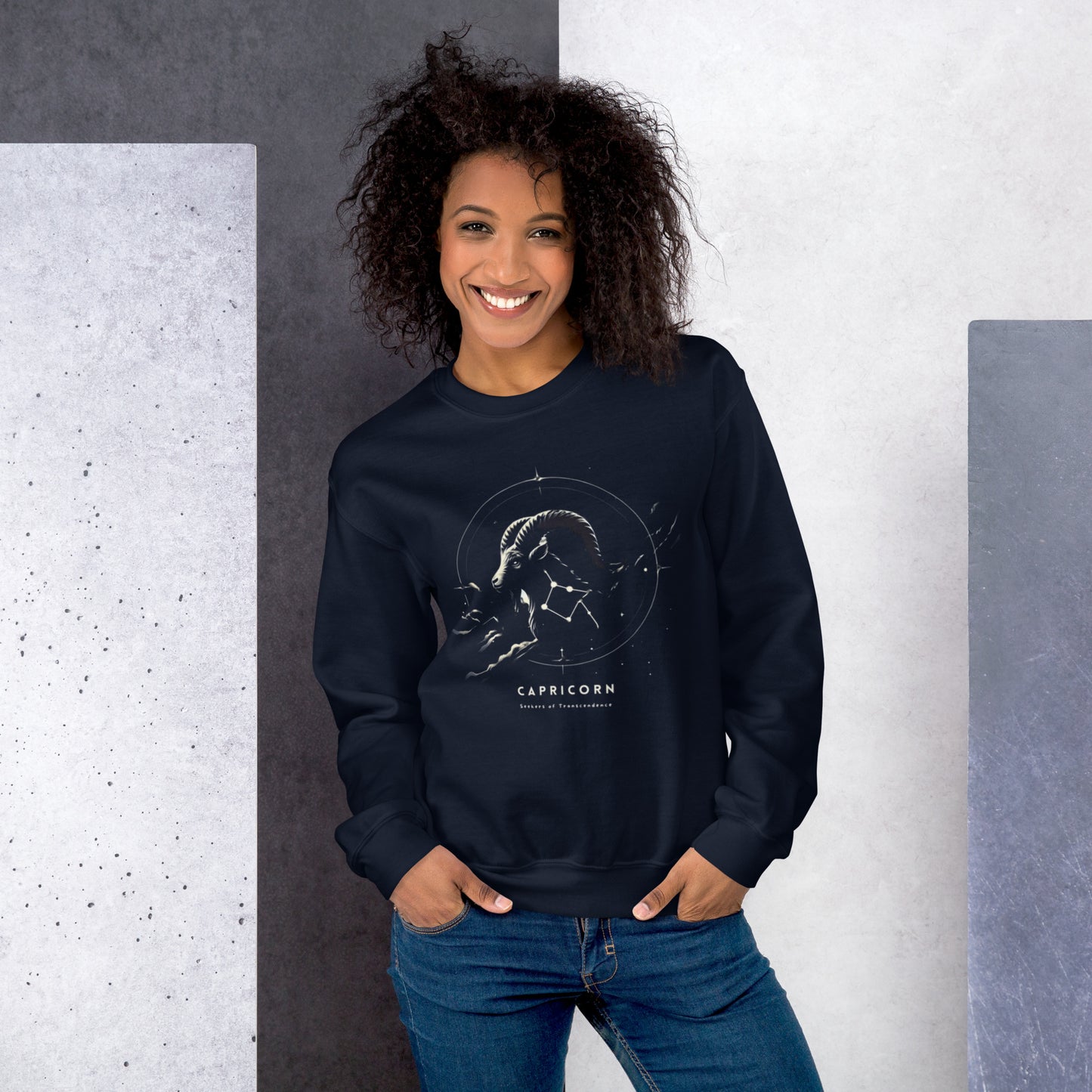 Capricorn Celestial Ambition Unisex Sweatshirt