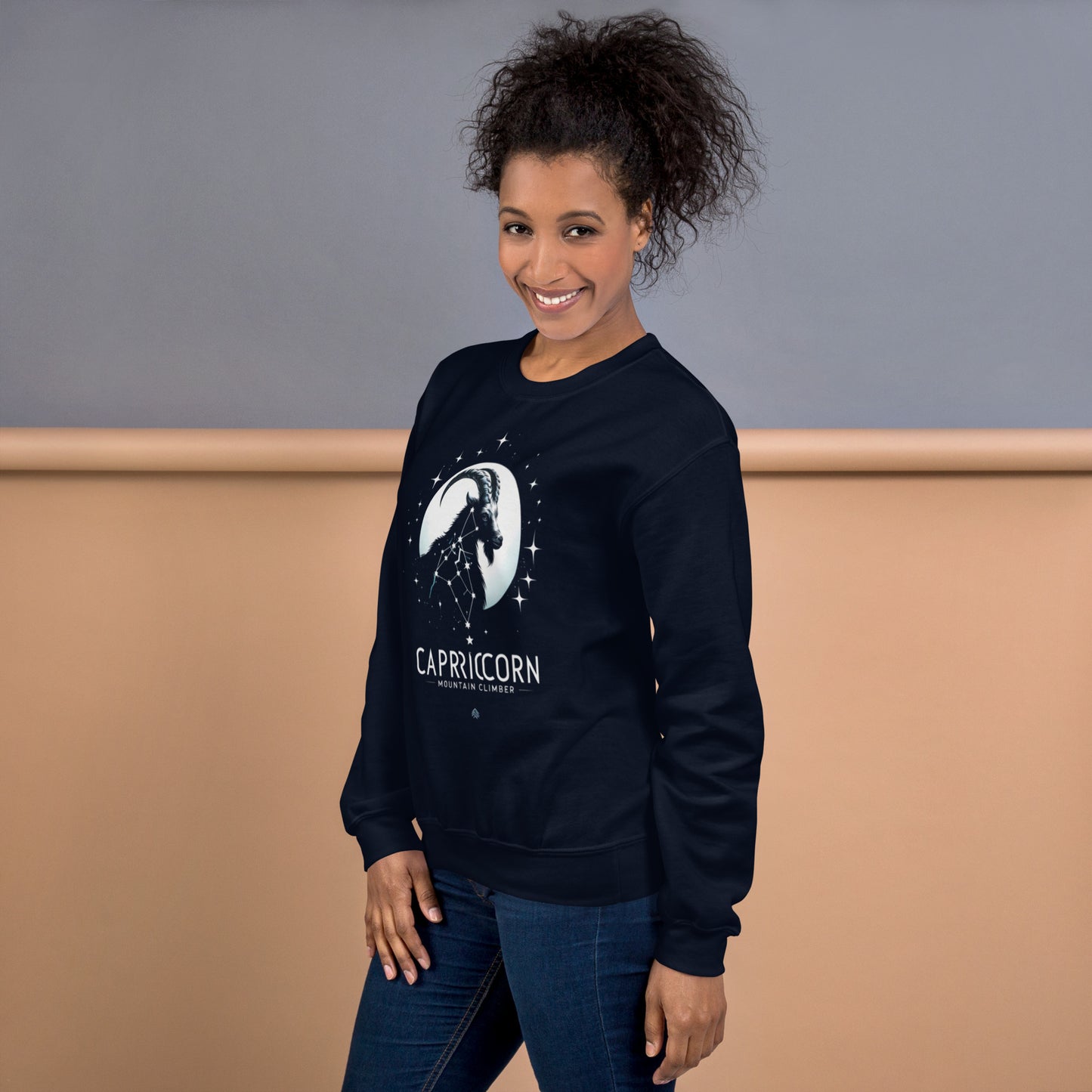 Capricorn Moonlit Ascent Unisex Sweatshirt