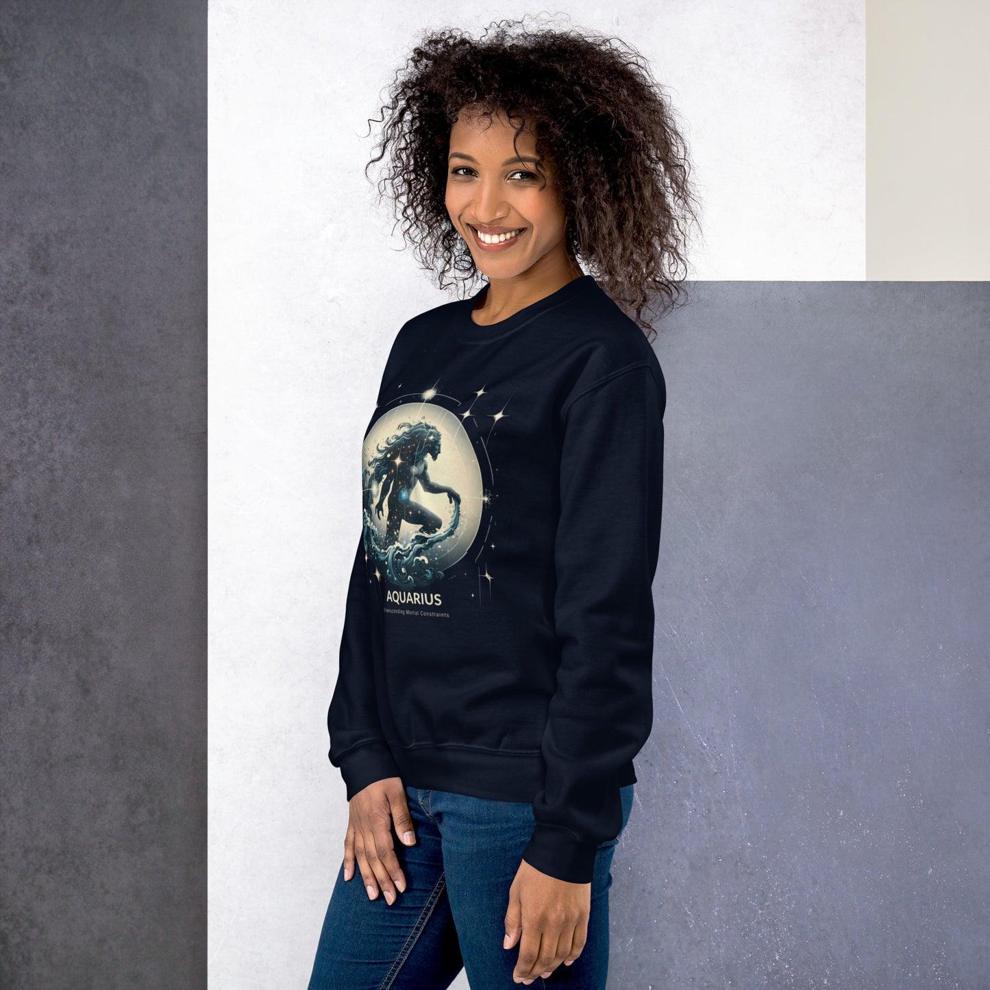 Aquarius Lunar Breeze Unisex Sweatshirt