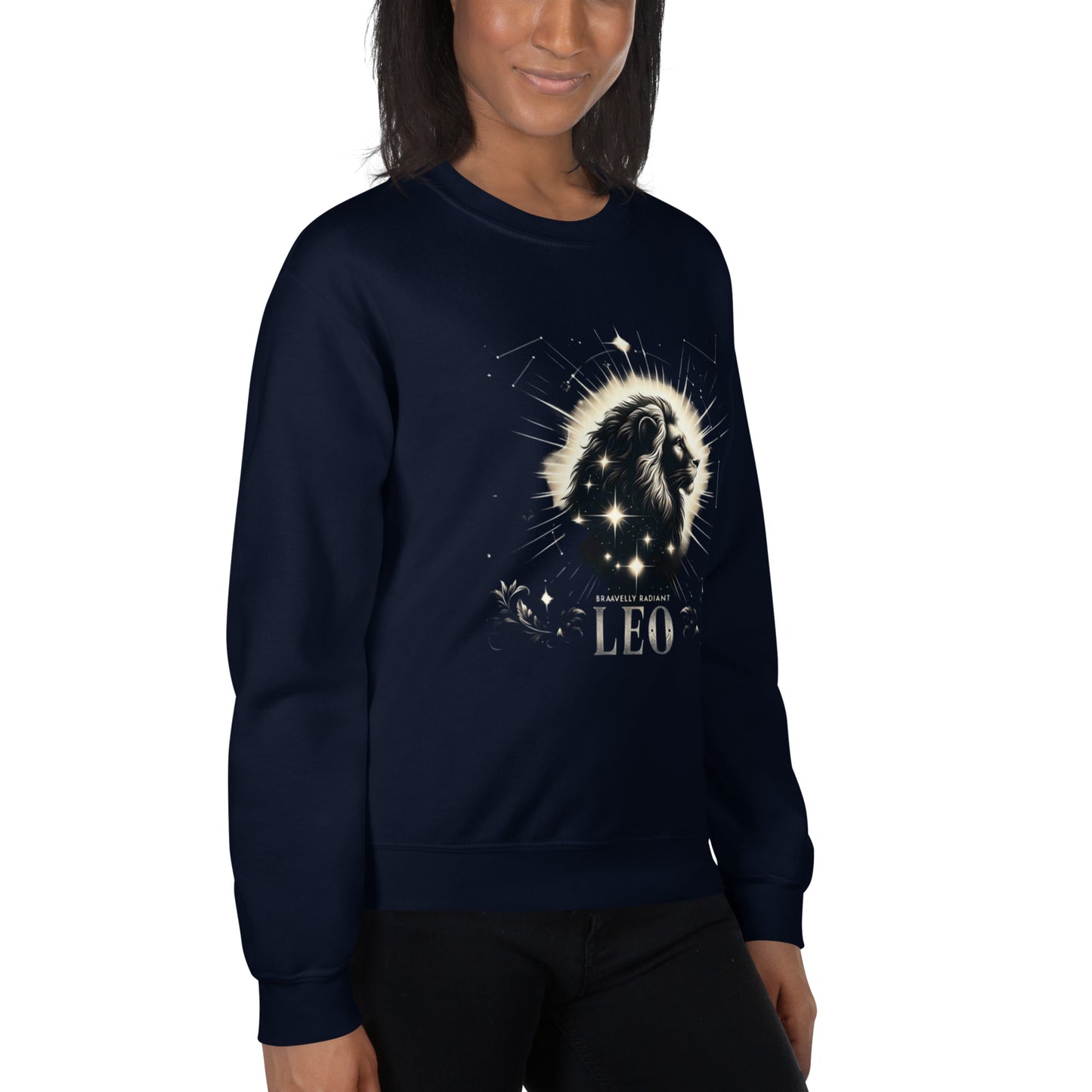 Leo Radiant Regal Unisex Sweatshirt