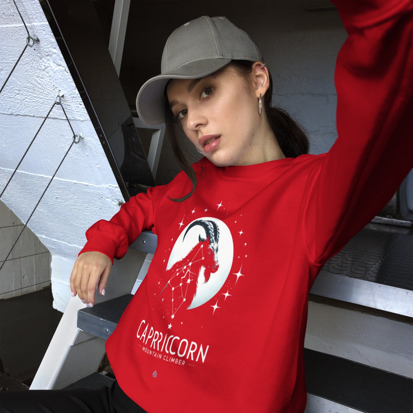 Capricorn Moonlit Ascent Unisex Sweatshirt