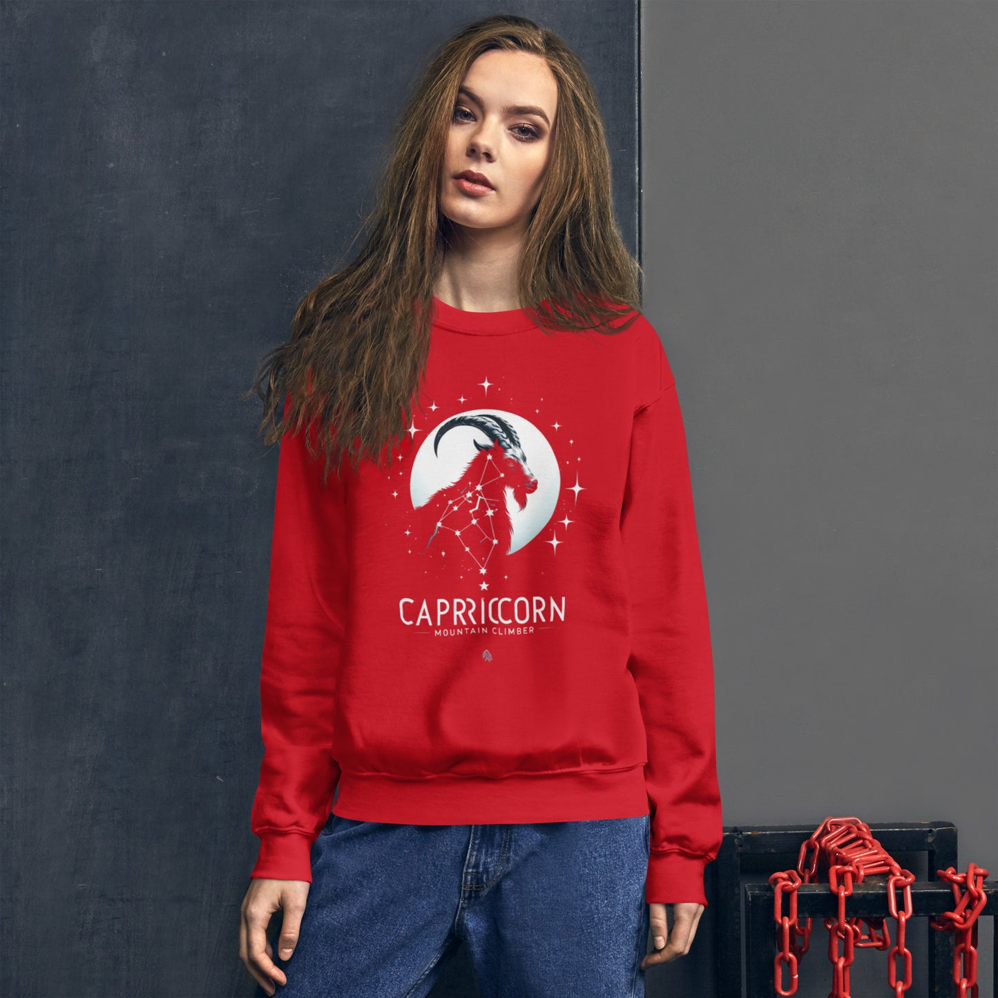 Capricorn Moonlit Ascent Unisex Sweatshirt