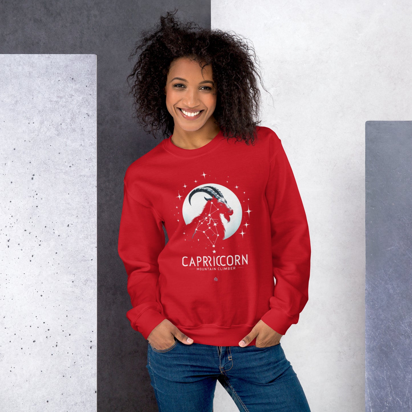 Capricorn Moonlit Ascent Unisex Sweatshirt