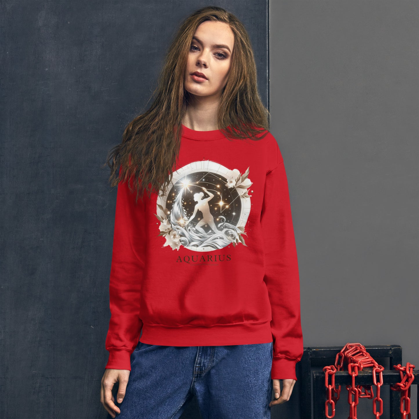 Aquarius Water Bearer Unisex Sweatshirt