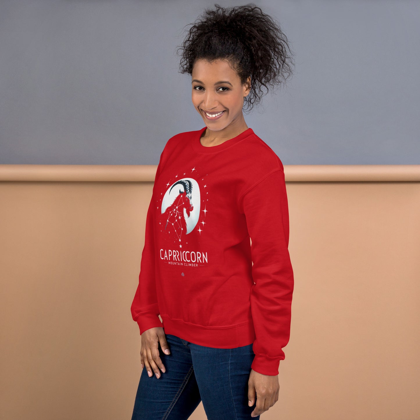 Capricorn Moonlit Ascent Unisex Sweatshirt