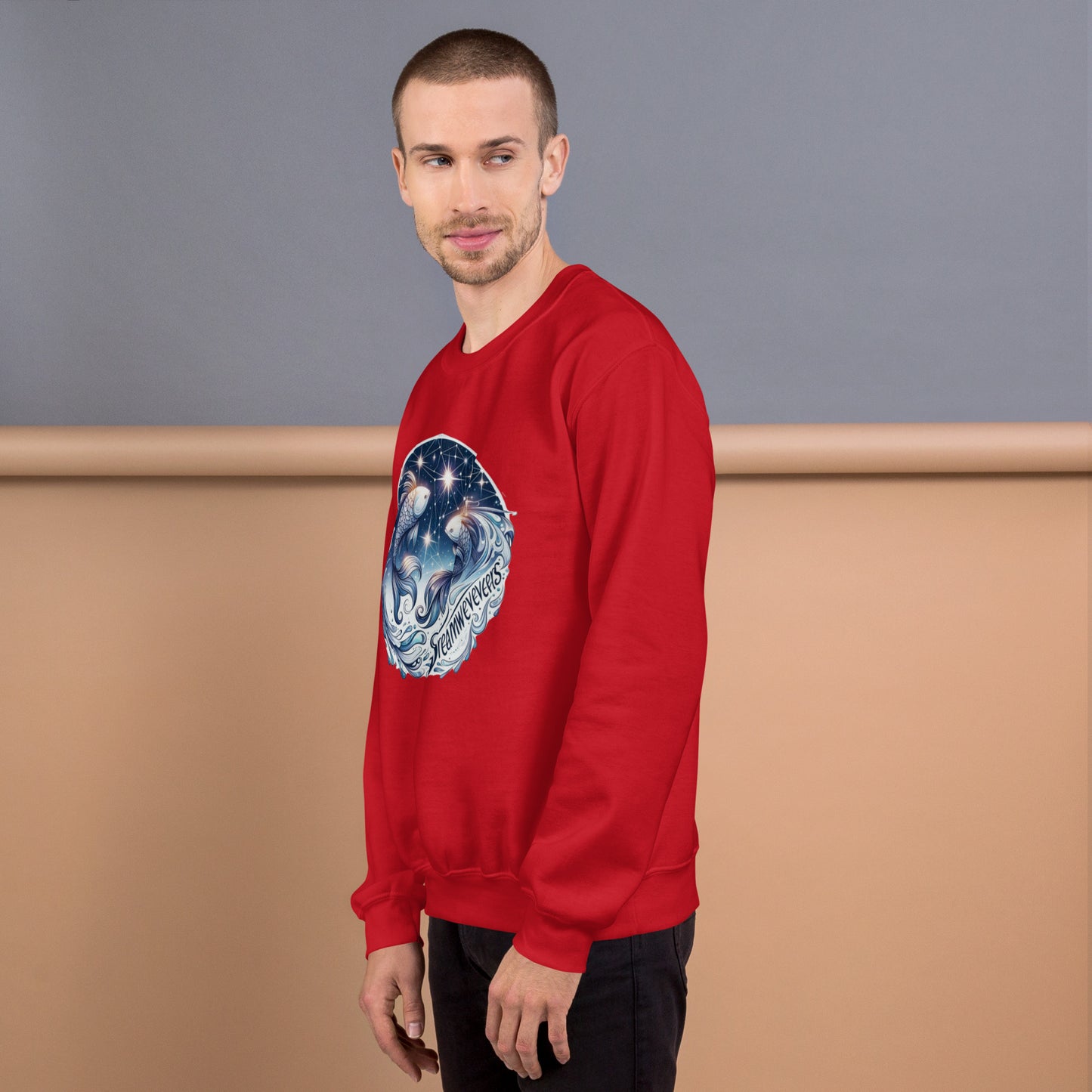 Pisces Celestial Harmony Unisex Sweatshirt