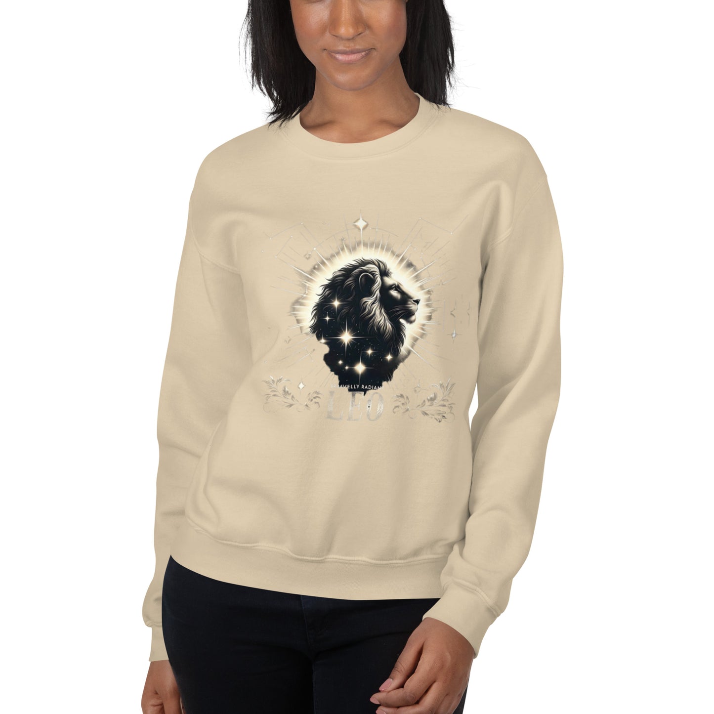 Leo Radiant Regal Unisex Sweatshirt