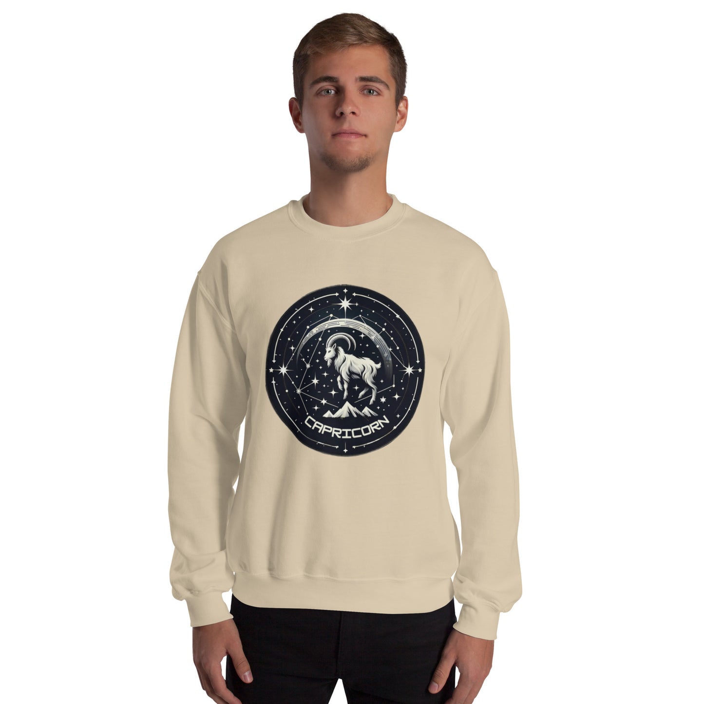 Capricorn Zodiac Wheel Unisex Sweatshirt