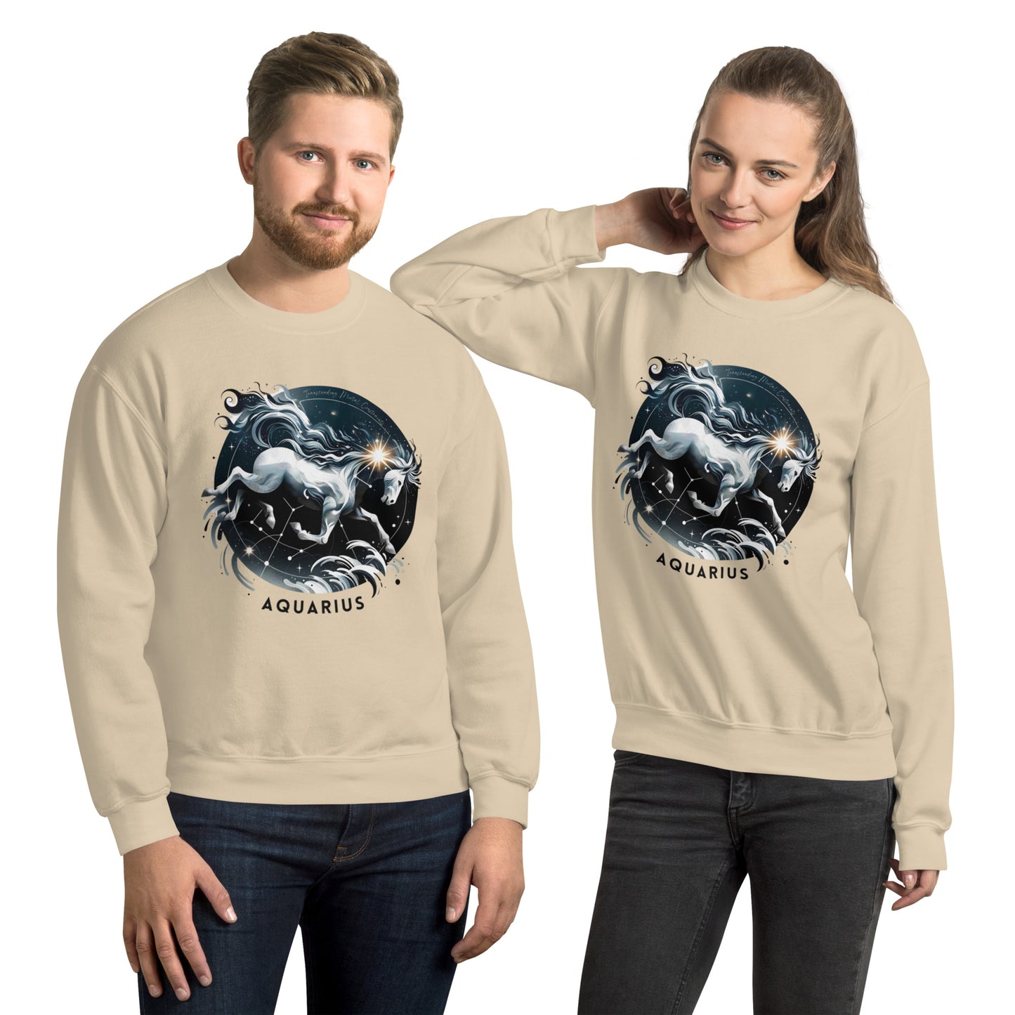 Aquarius Ethereal Flow Unisex Sweatshirt