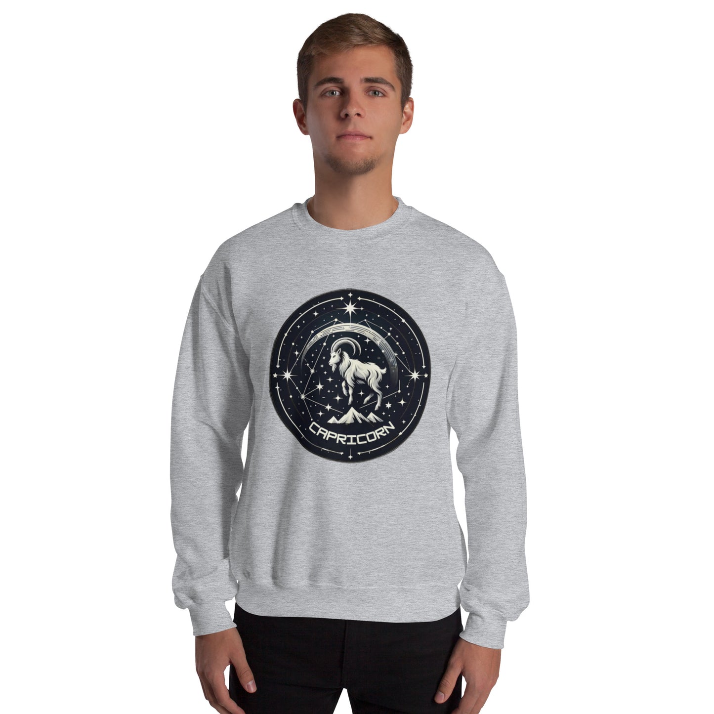 Capricorn Zodiac Wheel Unisex Sweatshirt