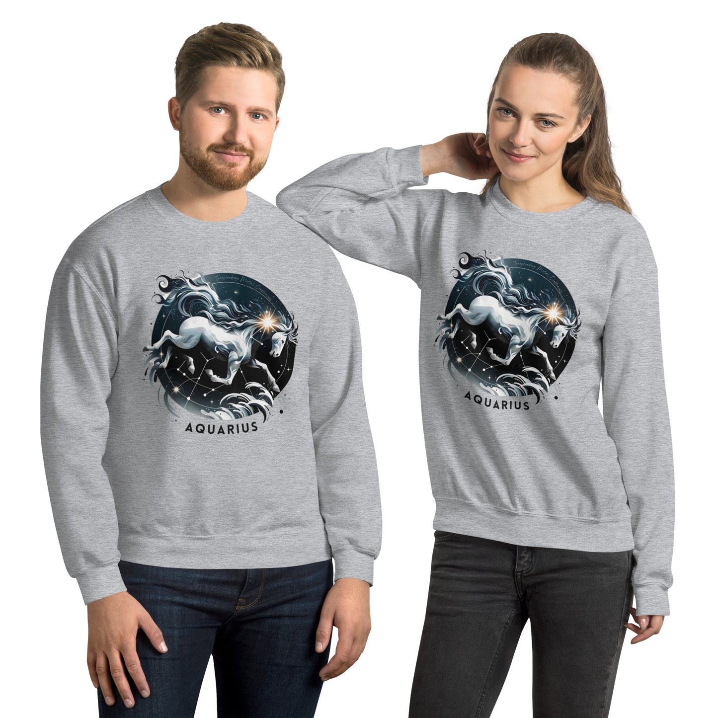 Aquarius Ethereal Flow Unisex Sweatshirt